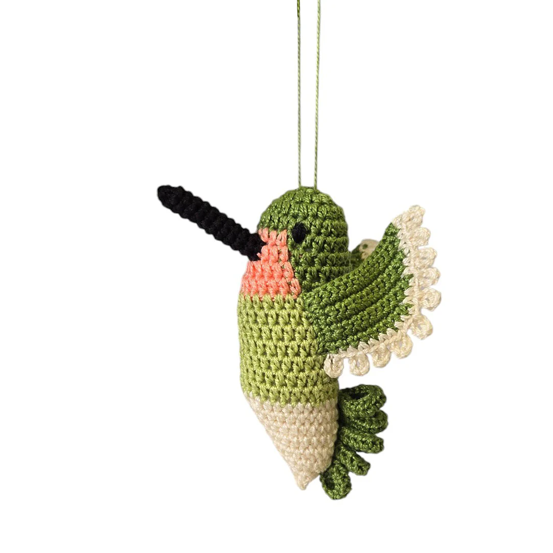 Crochet Hummingbird Ornament - Image 2