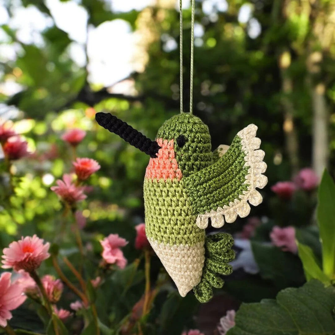 Crochet Hummingbird Ornament - Image 3