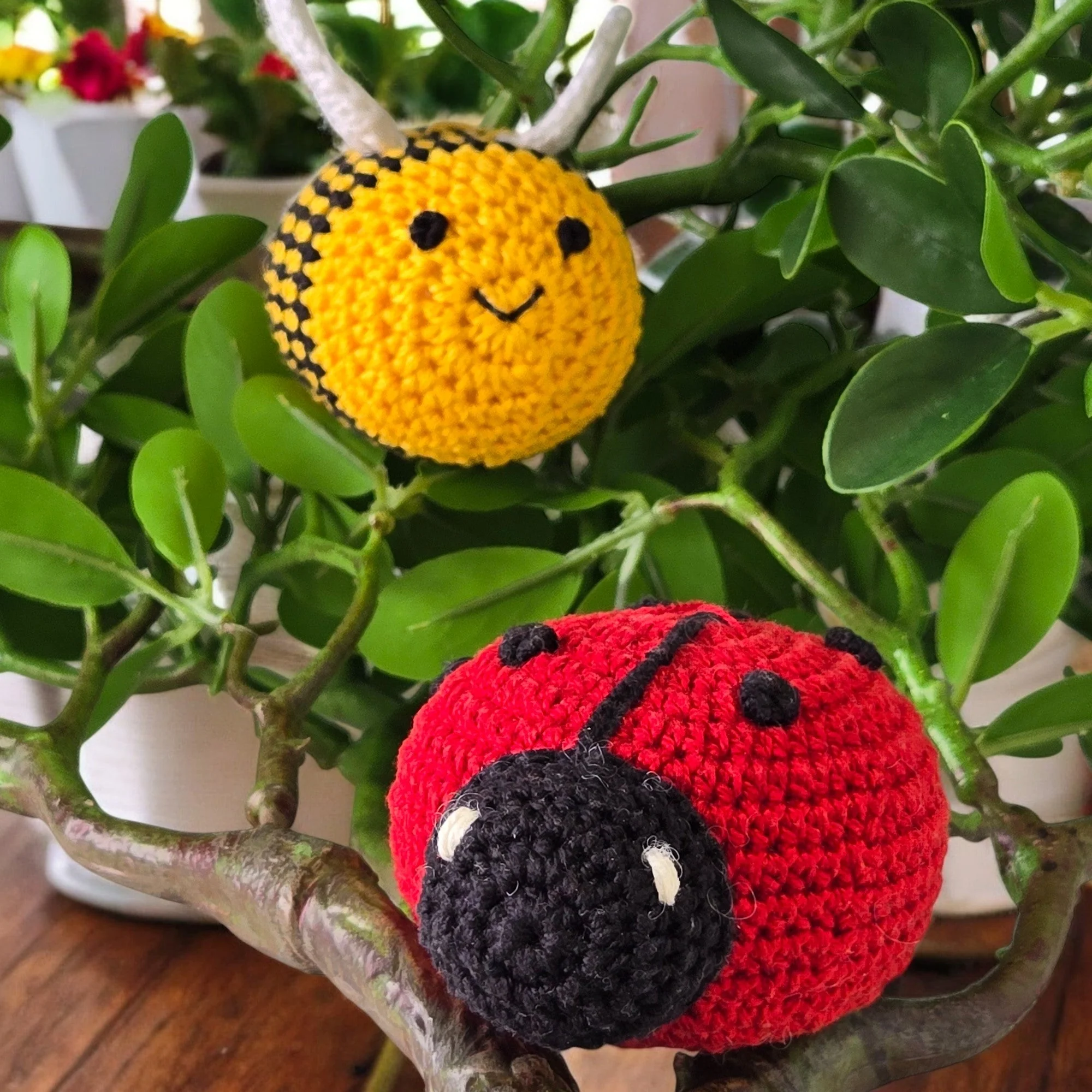 Crochet Ladybug Ornament - Image 4