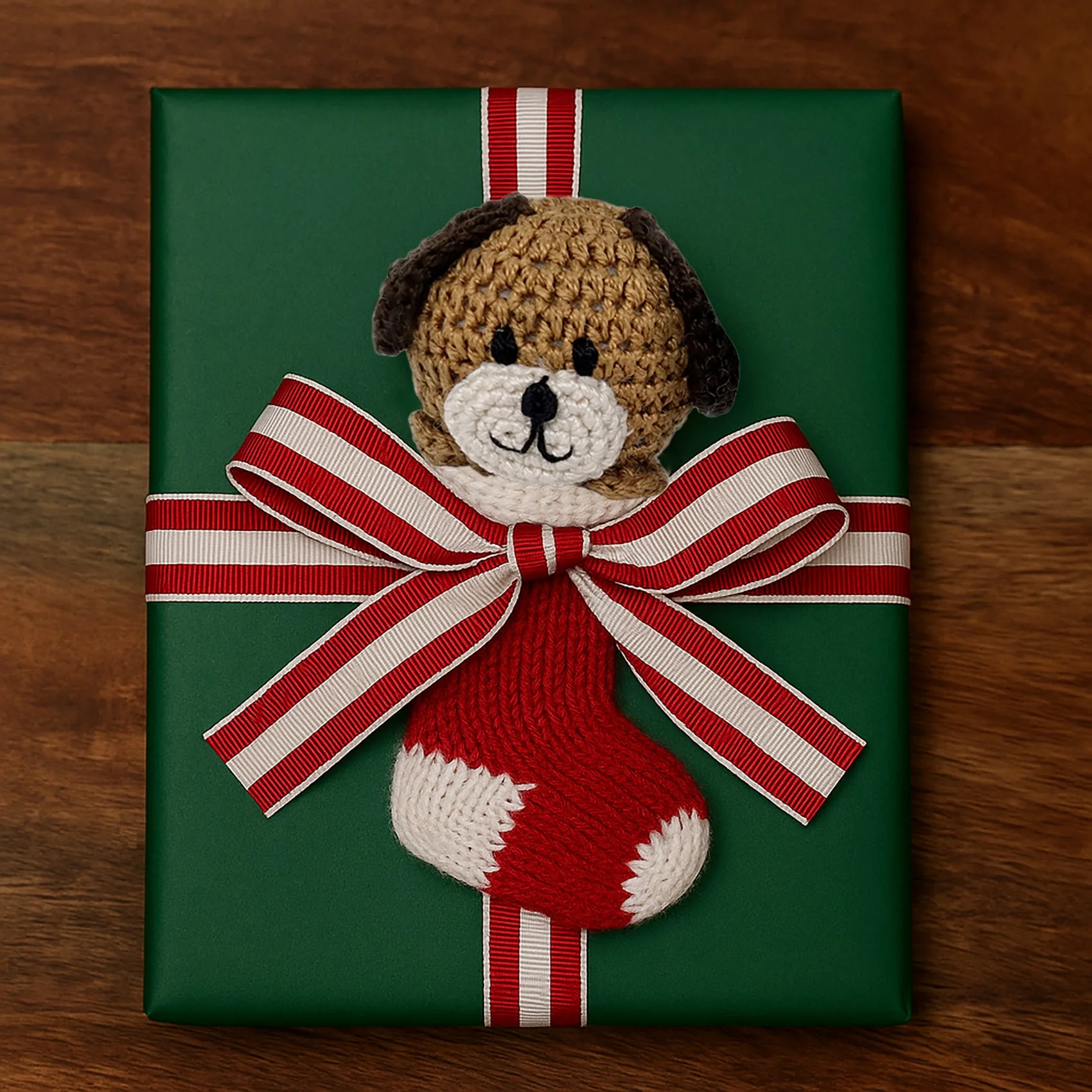 Crochet Puppy and Kitten Ornaments- set of 2 - Image 3