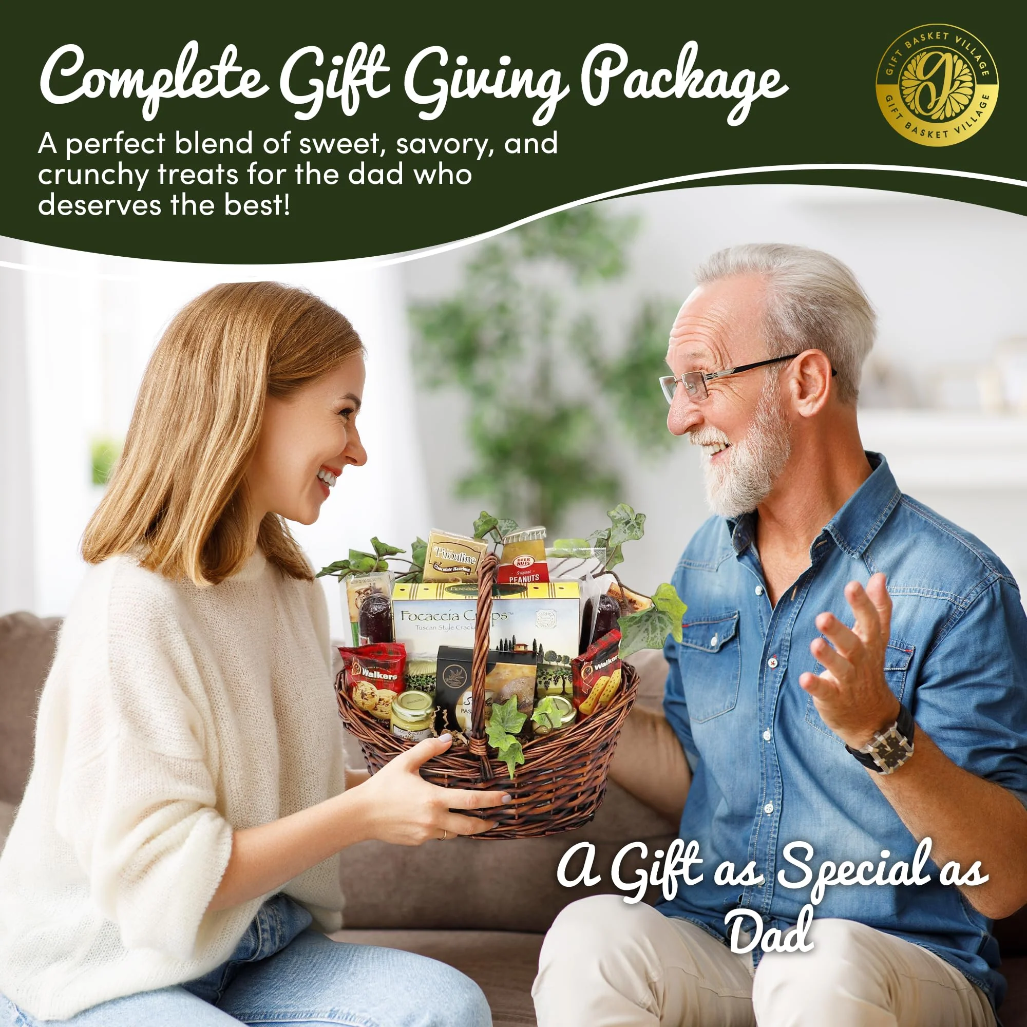 Dad's Gourmet Favorites Snack Basket - Image 6