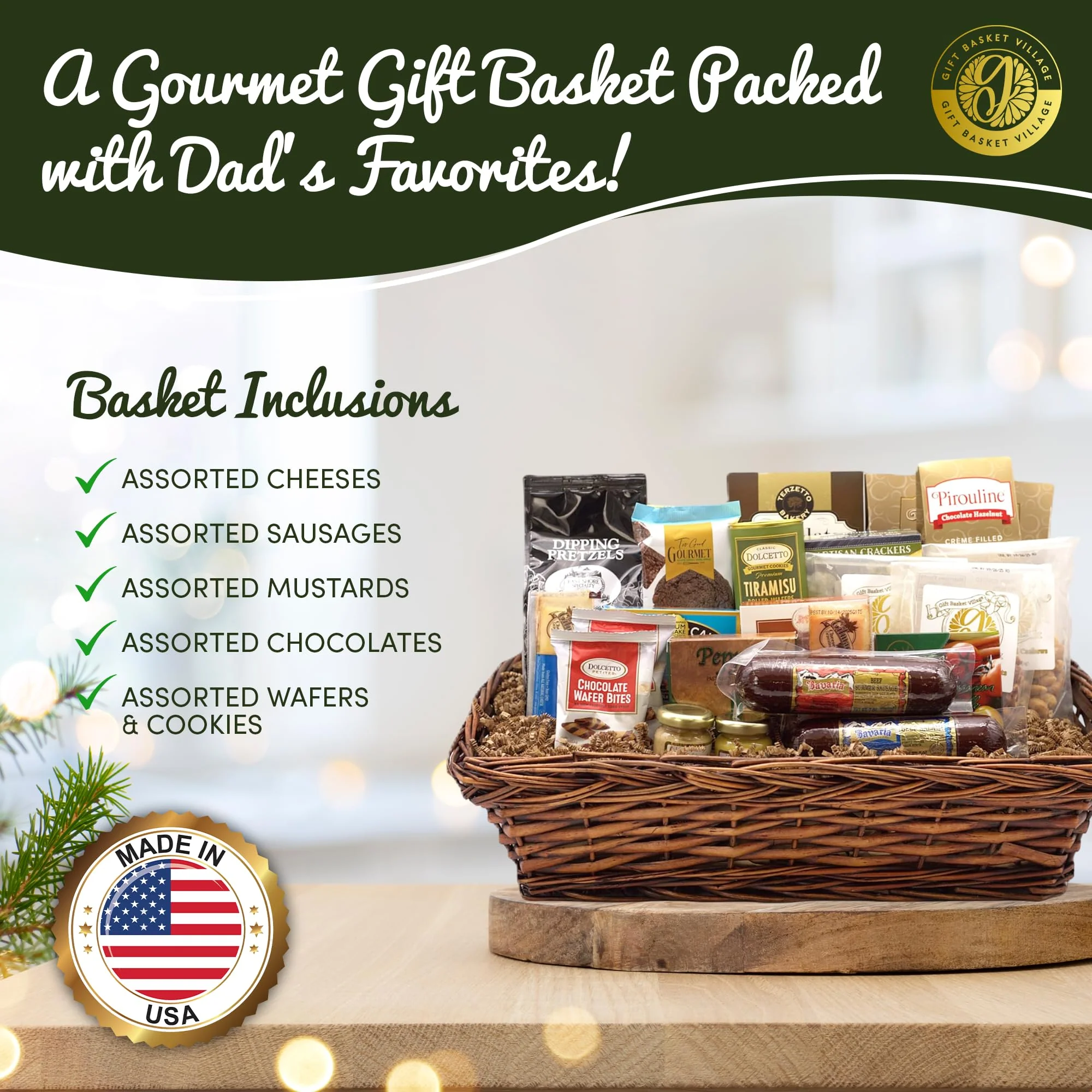 Dad's XL Snack Feast Gift Basket - Image 3