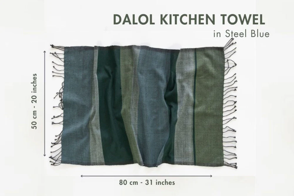 Dalol Handwoven Ethiopian Cotton Kitchen Towel - Image 6