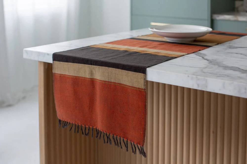 Dalol Handwoven Ethiopian Cotton Table Runner - Image 4