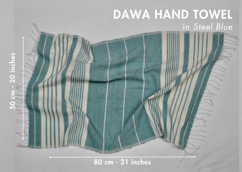 Dawa Handwoven Ethiopian Cotton Hand Towel - Image 7