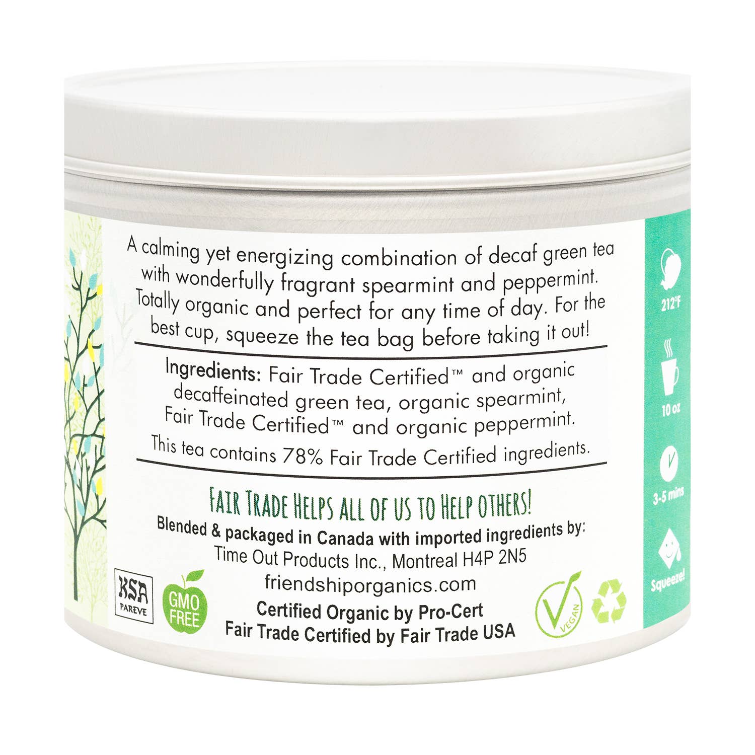 Decaf Green Mint Tea - Image 4