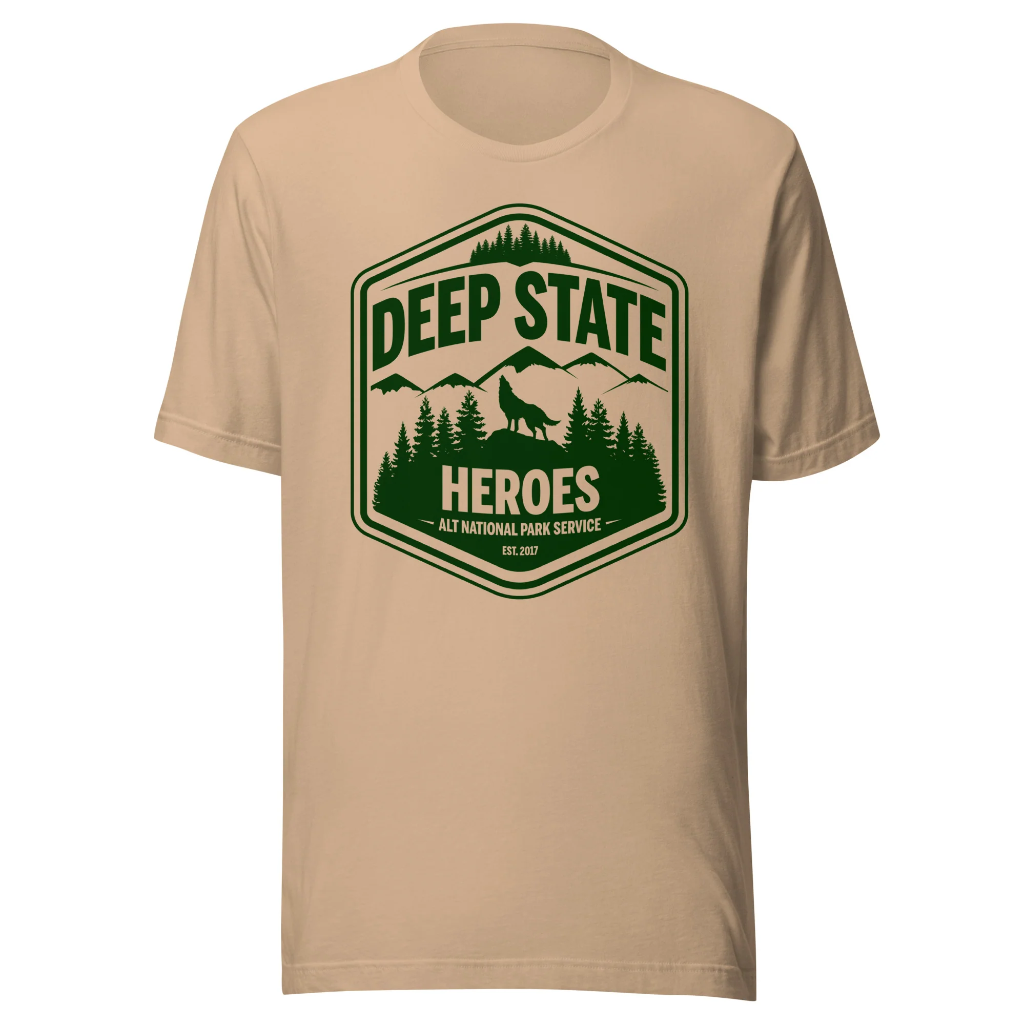 Deep State Heroes Alt National Park Service T-Shirt - Image 3
