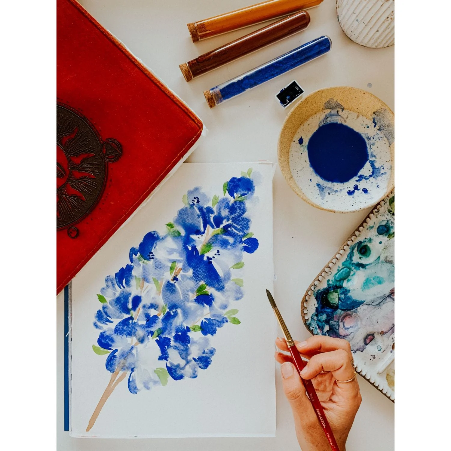Deluxe Natural Watercolor Mixing Set - Image 6