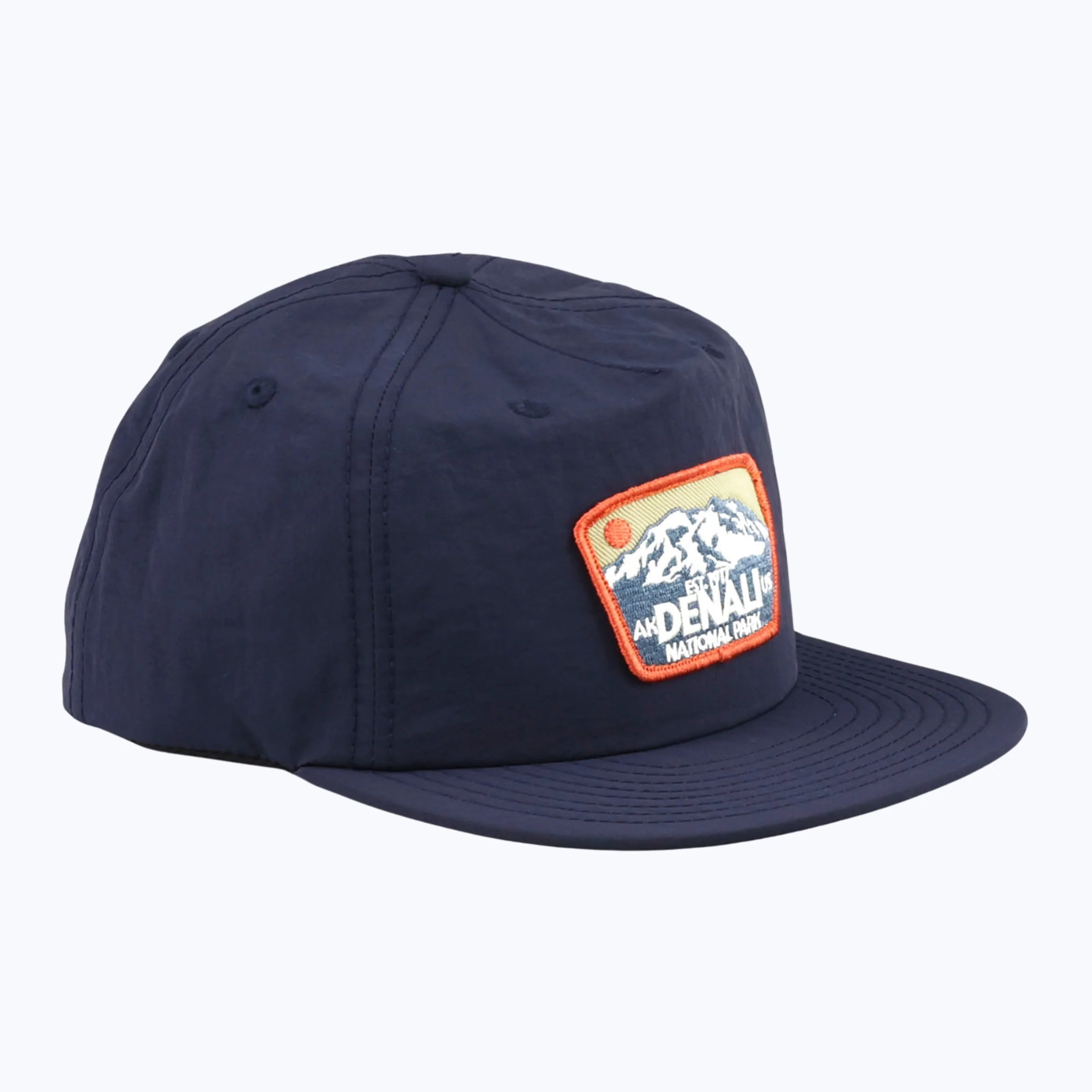 Denali National Park Patch Recycled Nylon Cap - Navy - Image 2
