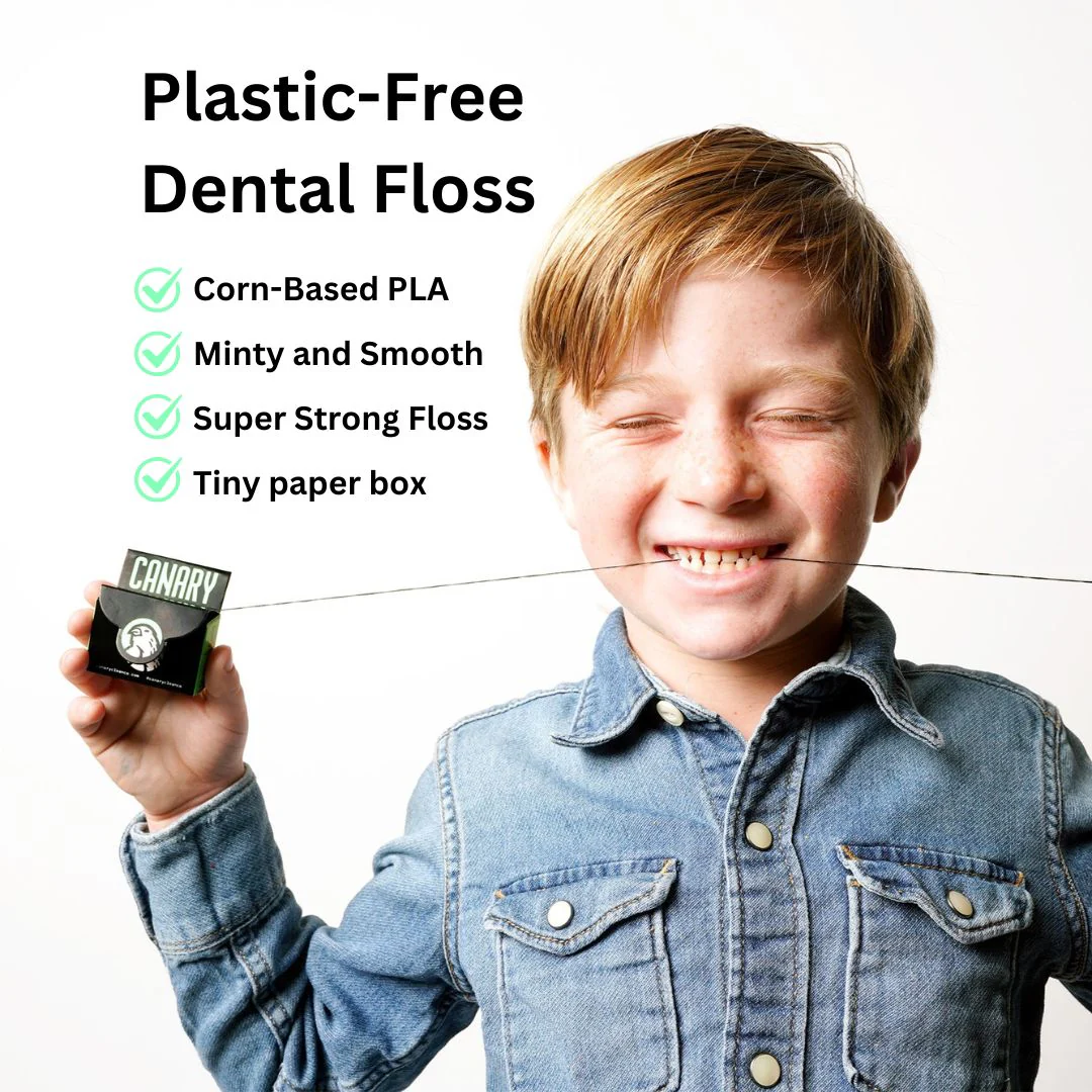 Dental Floss - Charcoal Mint - Plastic-Free and Vegan - Image 2