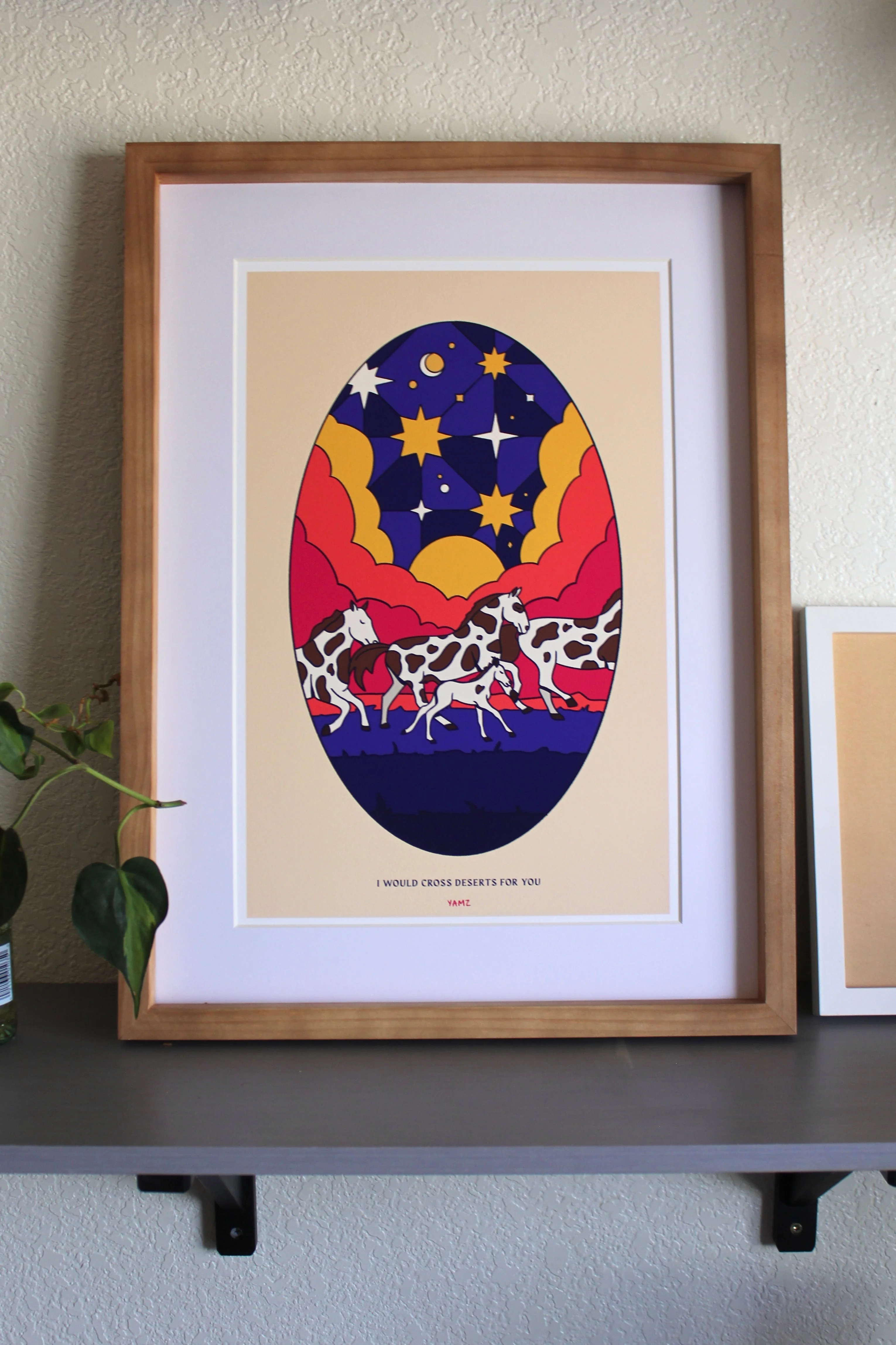 Desert Horses - Limited Edition Art Print - Image 2
