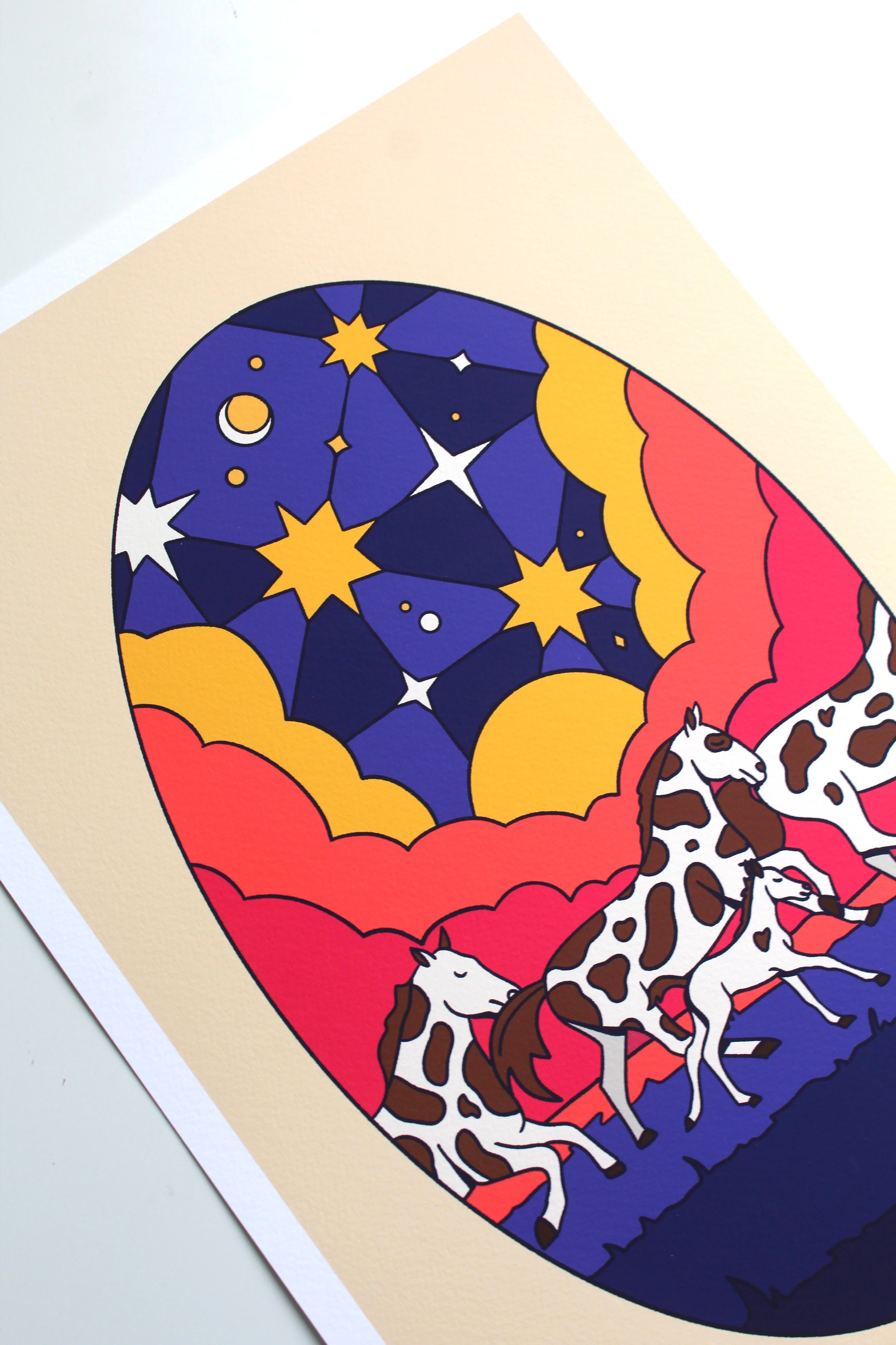 Desert Horses - Limited Edition Art Print - Image 3