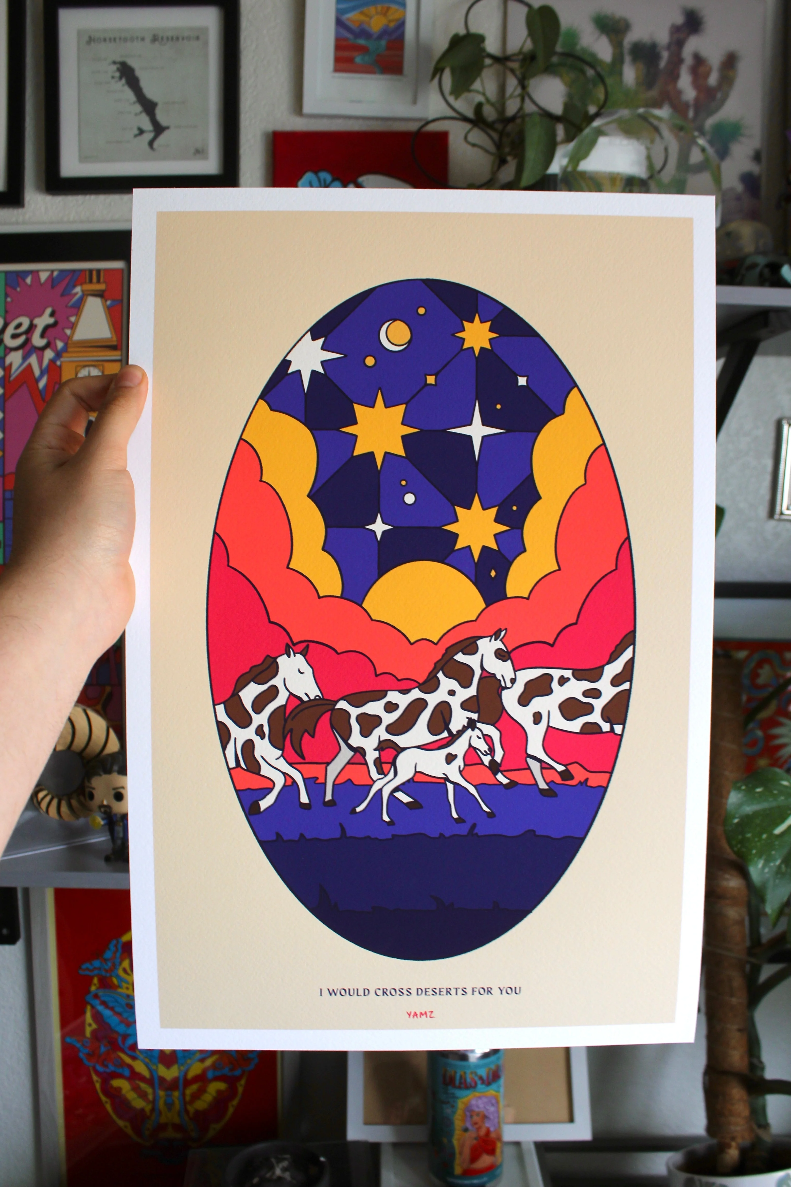 Desert Horses - Limited Edition Art Print - Image 4
