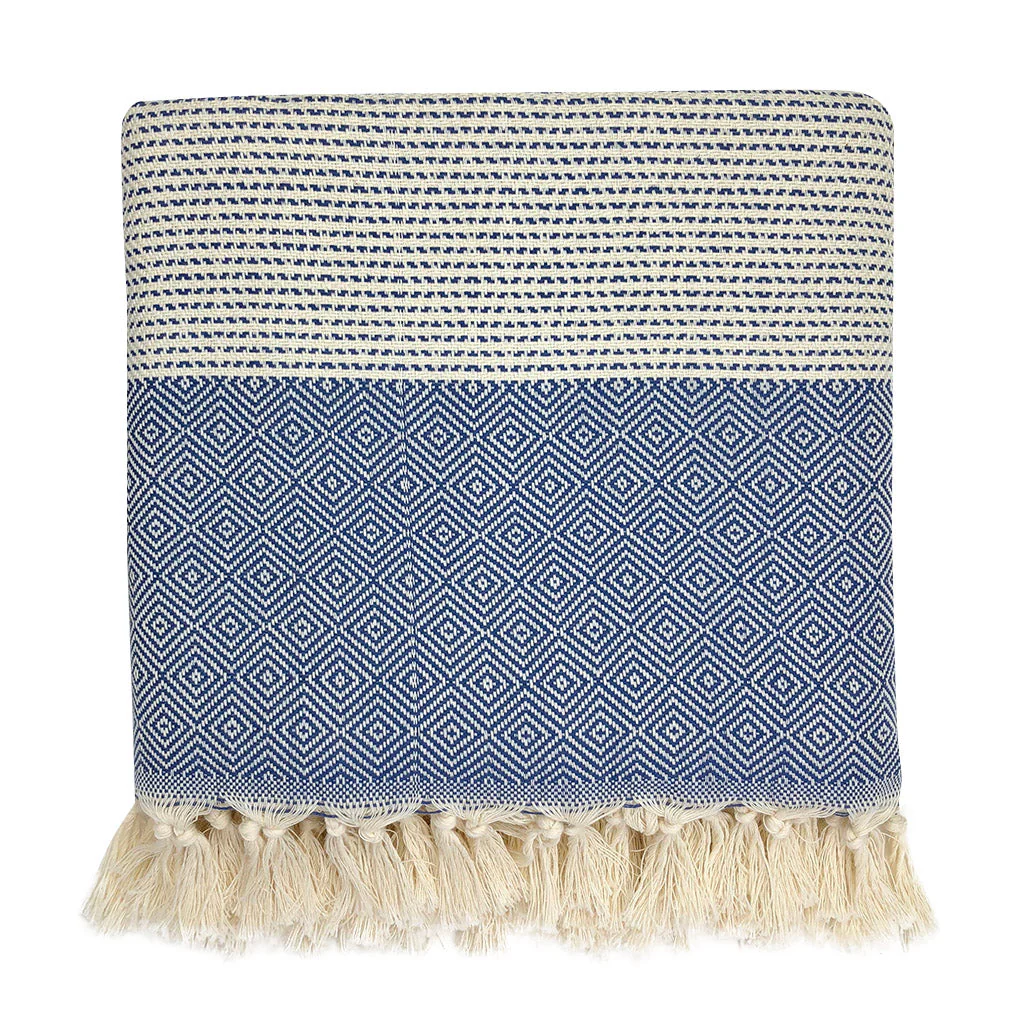 Diamond Stripe Turkish Throw - Image 4