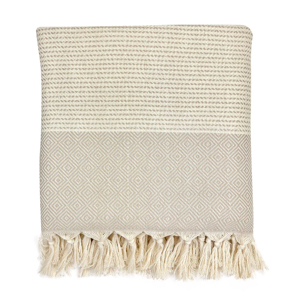 Diamond Stripe Turkish Throw - Image 5