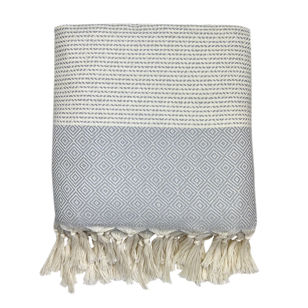 Diamond Stripe Turkish Throw - Image 6