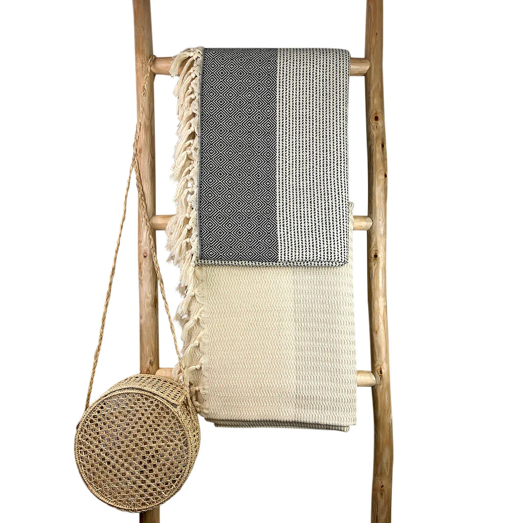 Diamond Stripe Turkish Throw - Image 8