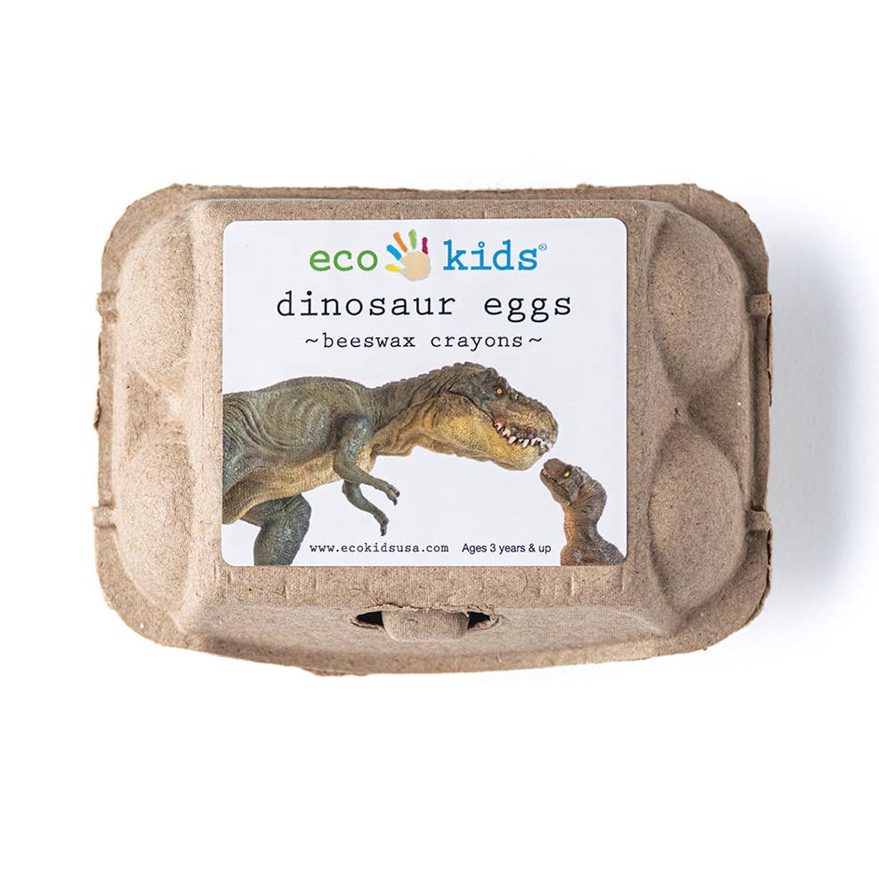 Dinosaur Eggs Beeswax Crayons Set of 6 - Image 2