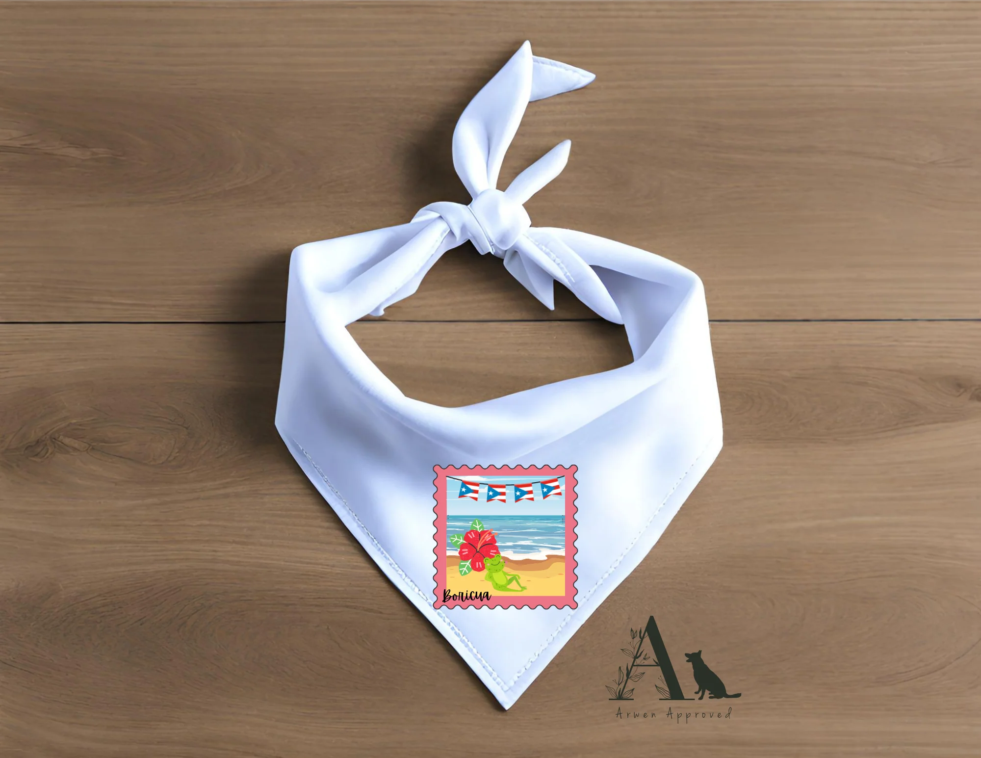 Puerto Rican Pride Dog Bandana | Hispanic Heritage | Boricua Pet Gift S M L - Image 4