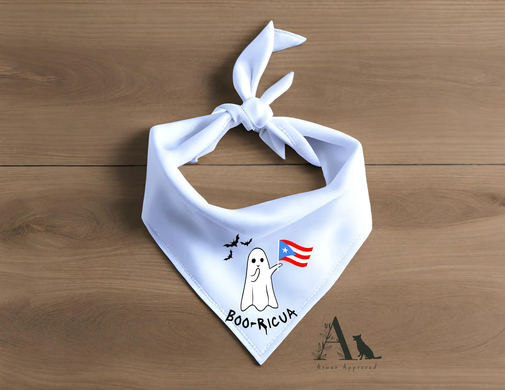 Puerto Rican Pride Dog Bandana | Hispanic Heritage | Boricua Pet Gift S M L - Image 7