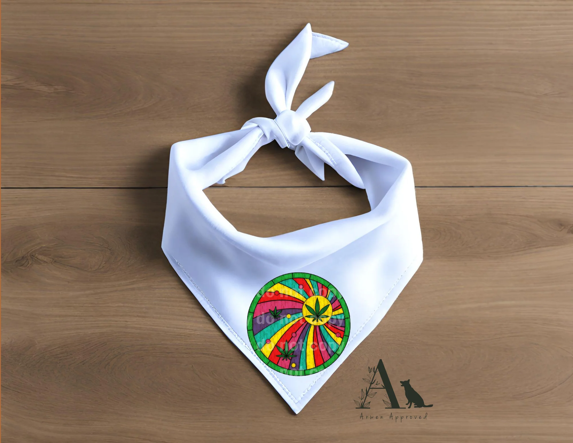 Dog bandana: Mary Jane, 420, Best Budz|SML - Image 4