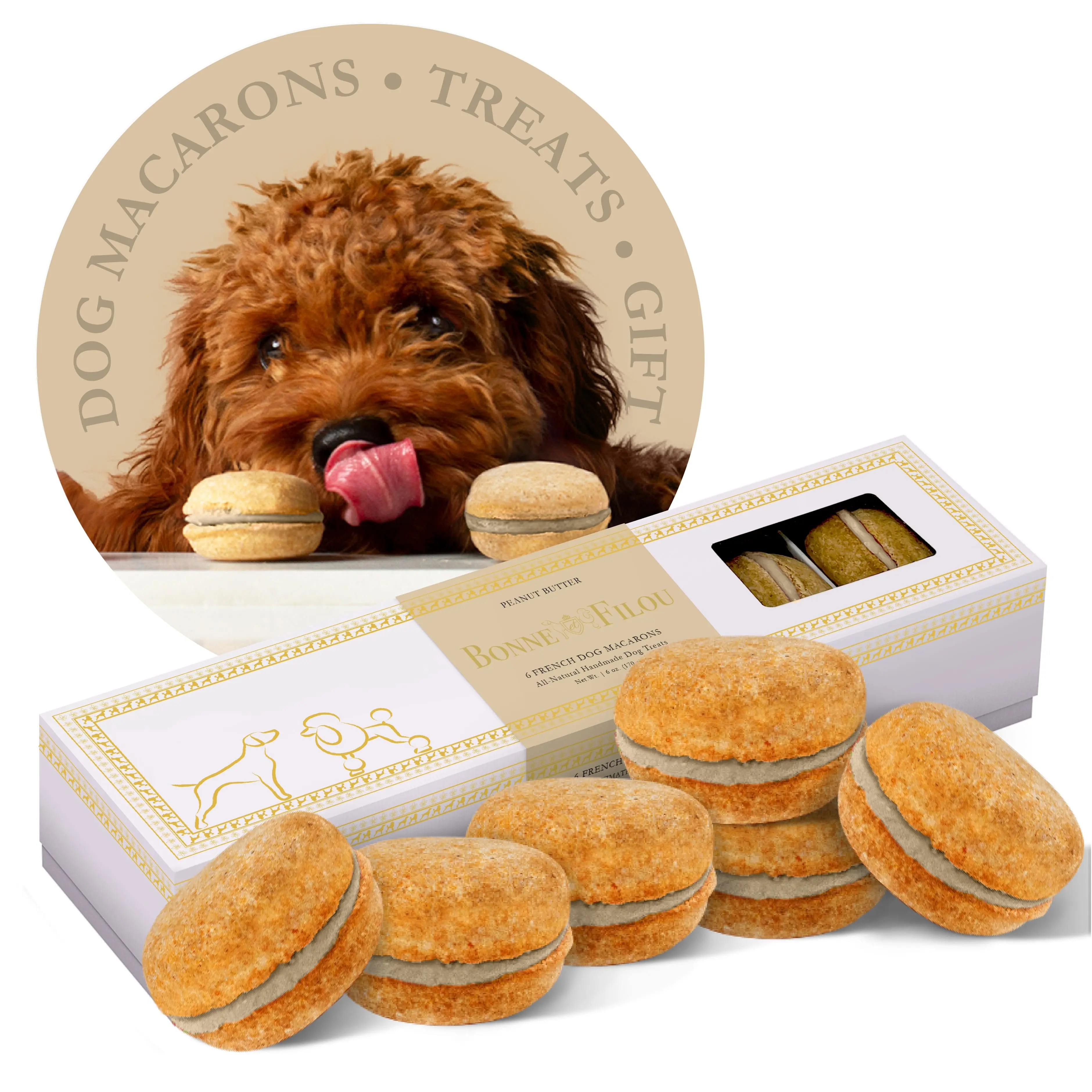 Dog Macarons (Box of 6) - Image 4