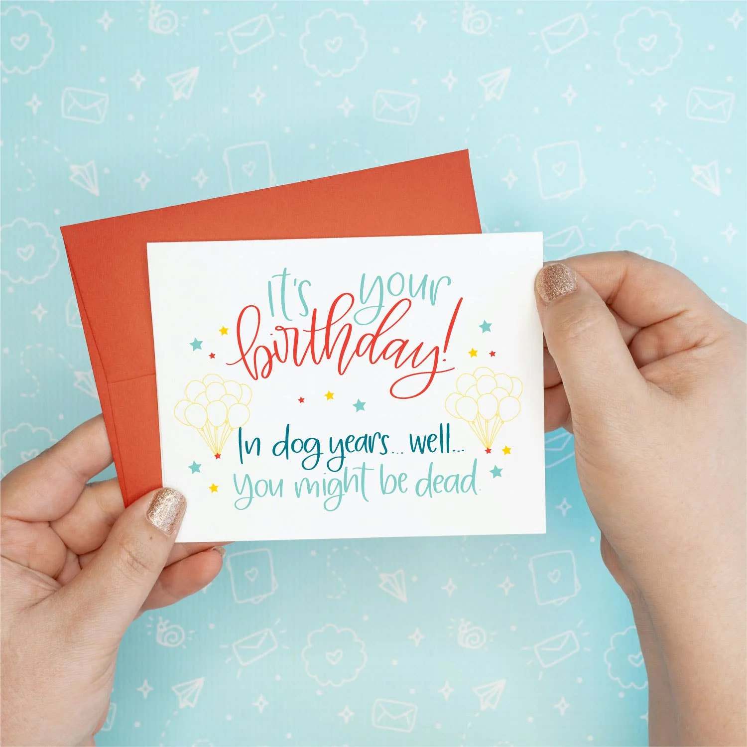Dog Years Birthday Funny Greeting Card