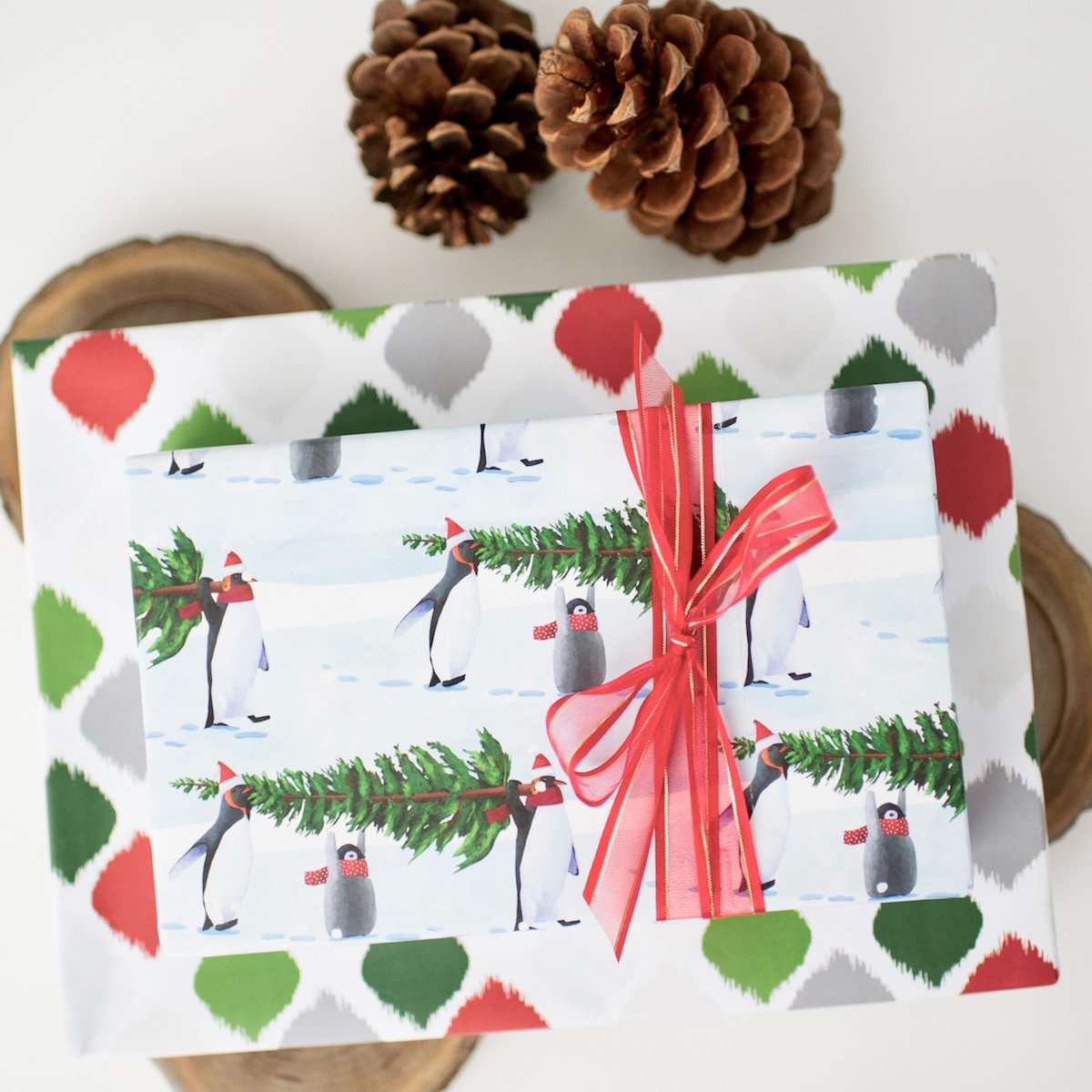Double-Sided Eco Wrapping Paper – Holiday | Recyclable & Compostable Gift Wrap - Image 14