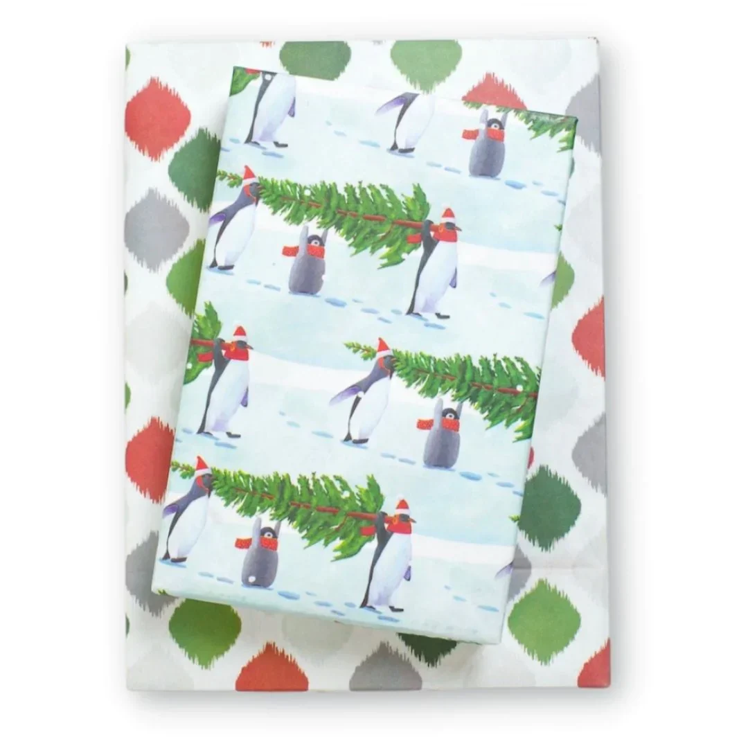 Double-Sided Eco Wrapping Paper – Holiday | Recyclable & Compostable Gift Wrap - Image 7