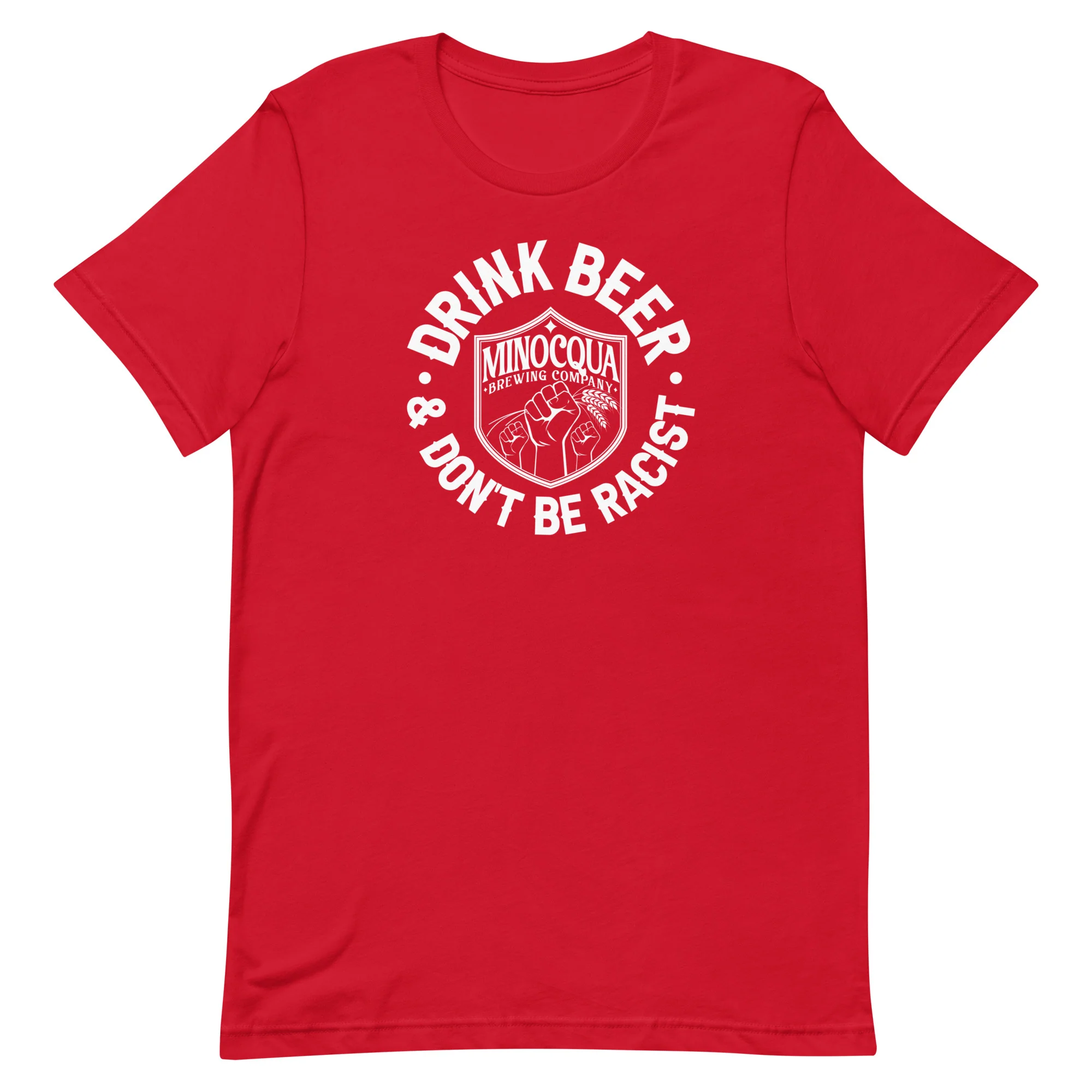 Drink Beer & Don't Be Racist T-Shirt - Image 15