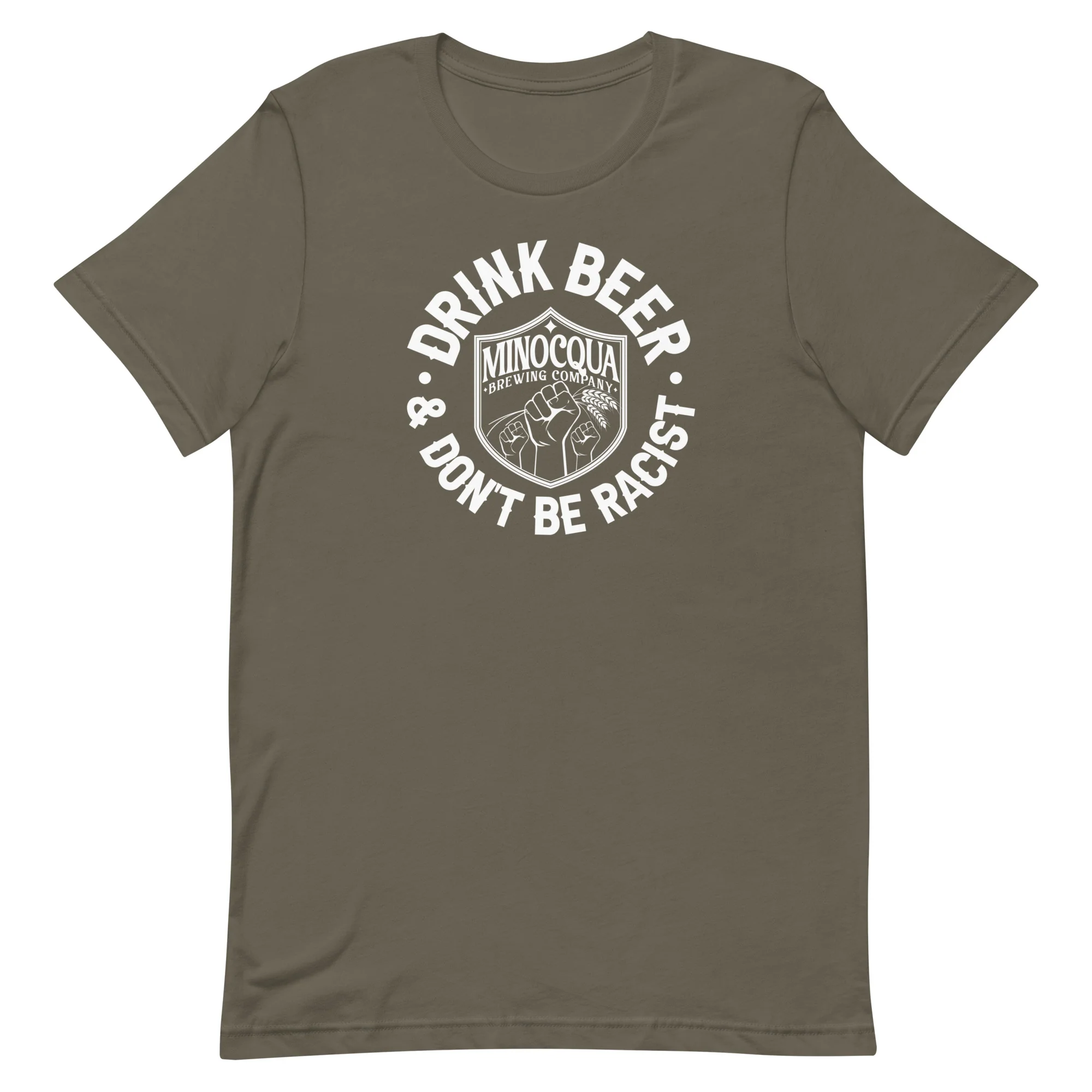Drink Beer & Don't Be Racist T-Shirt - Image 19