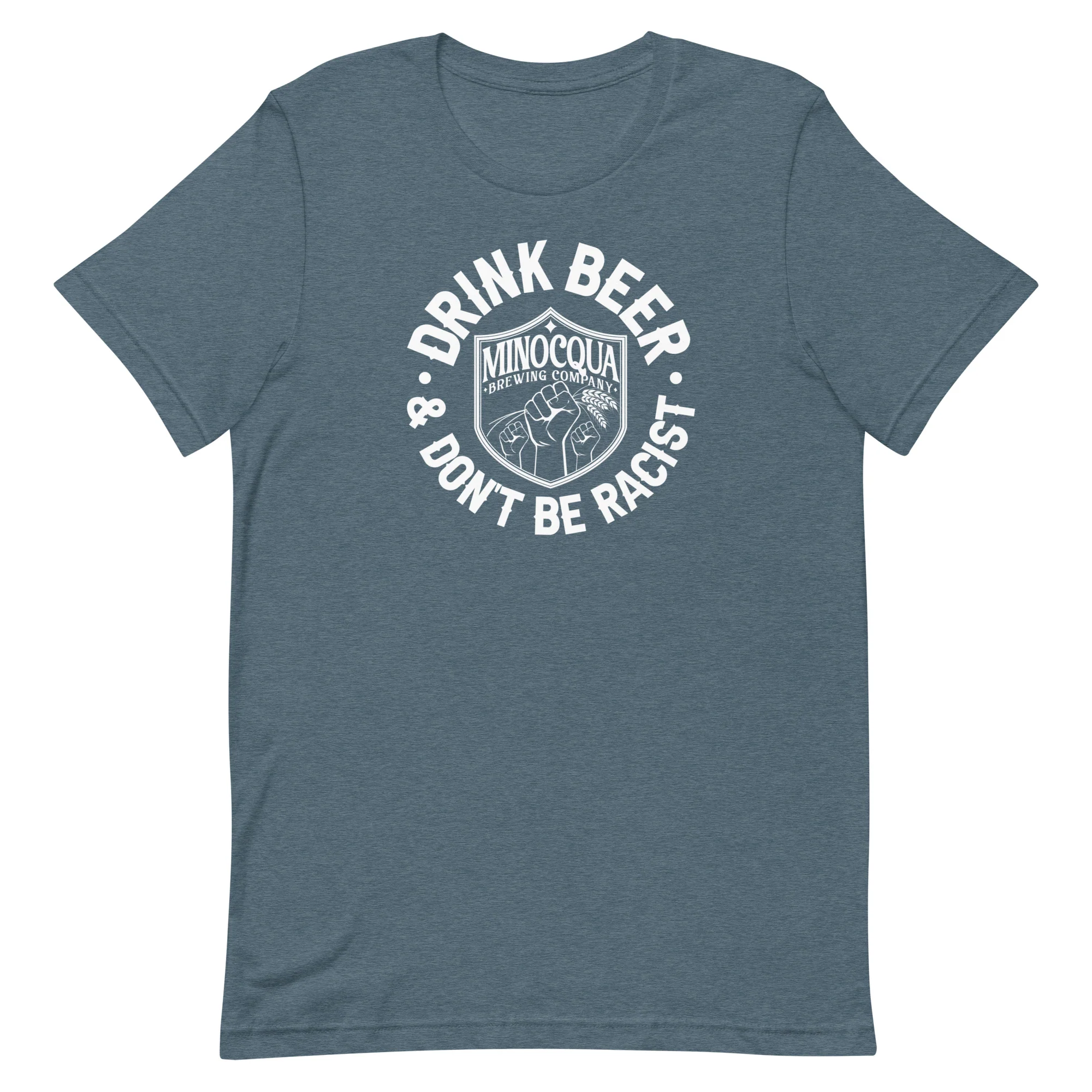 Drink Beer & Don't Be Racist T-Shirt - Image 21