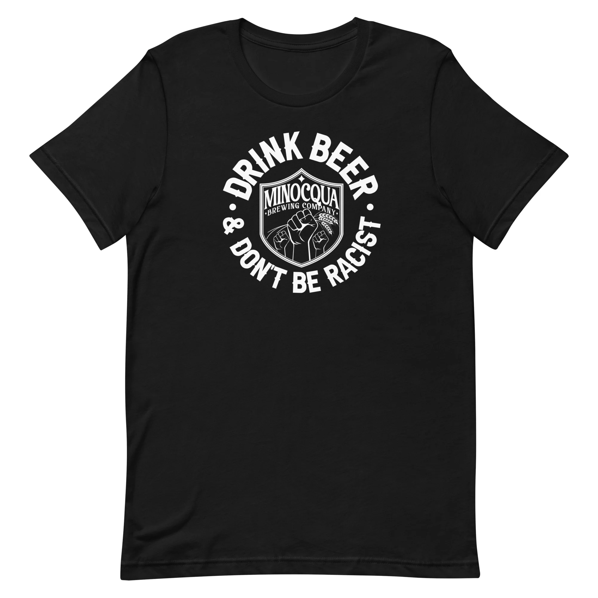 Drink Beer & Don't Be Racist T-Shirt - Image 3