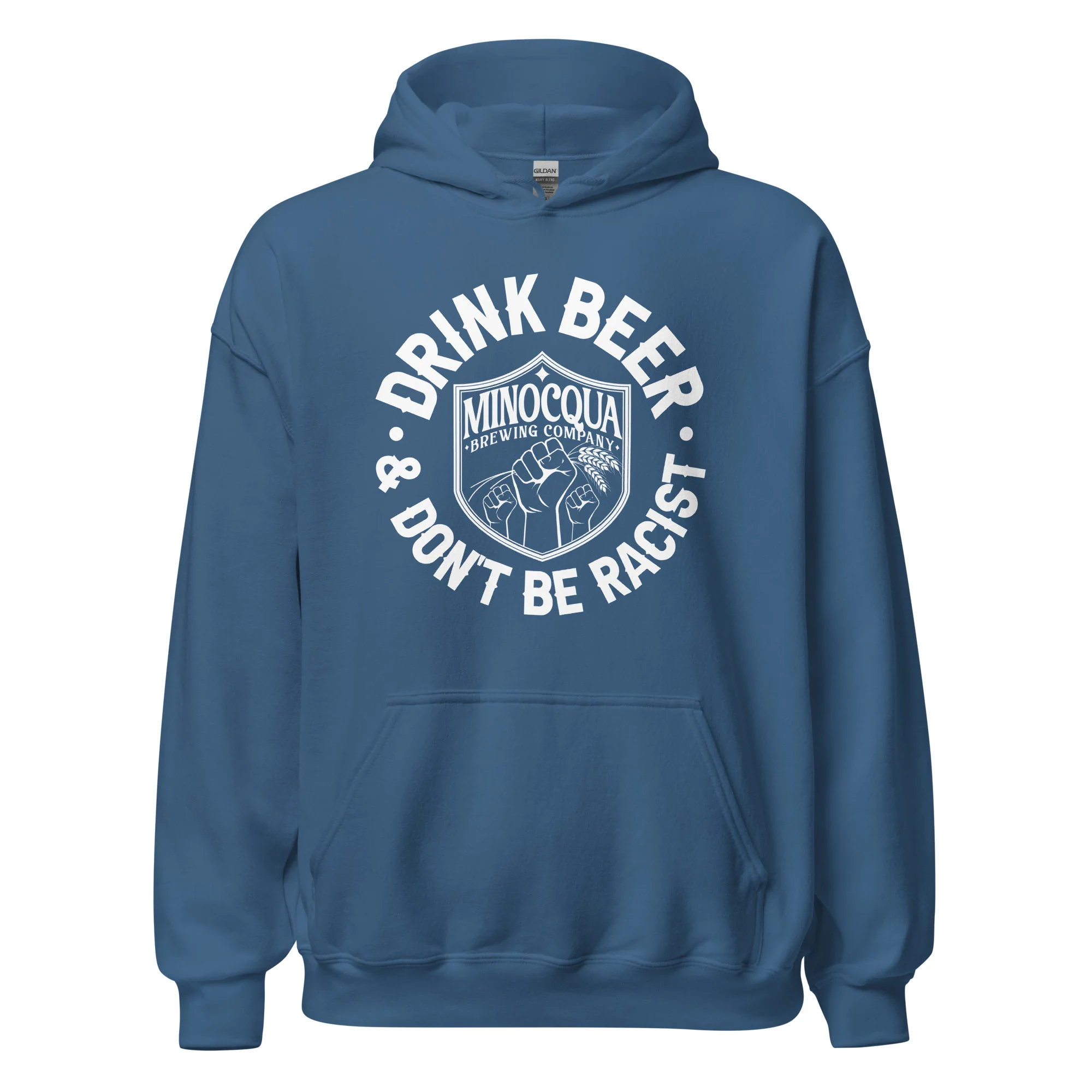 Drink Beer & Don't Be Racist Hoodie - Image 13