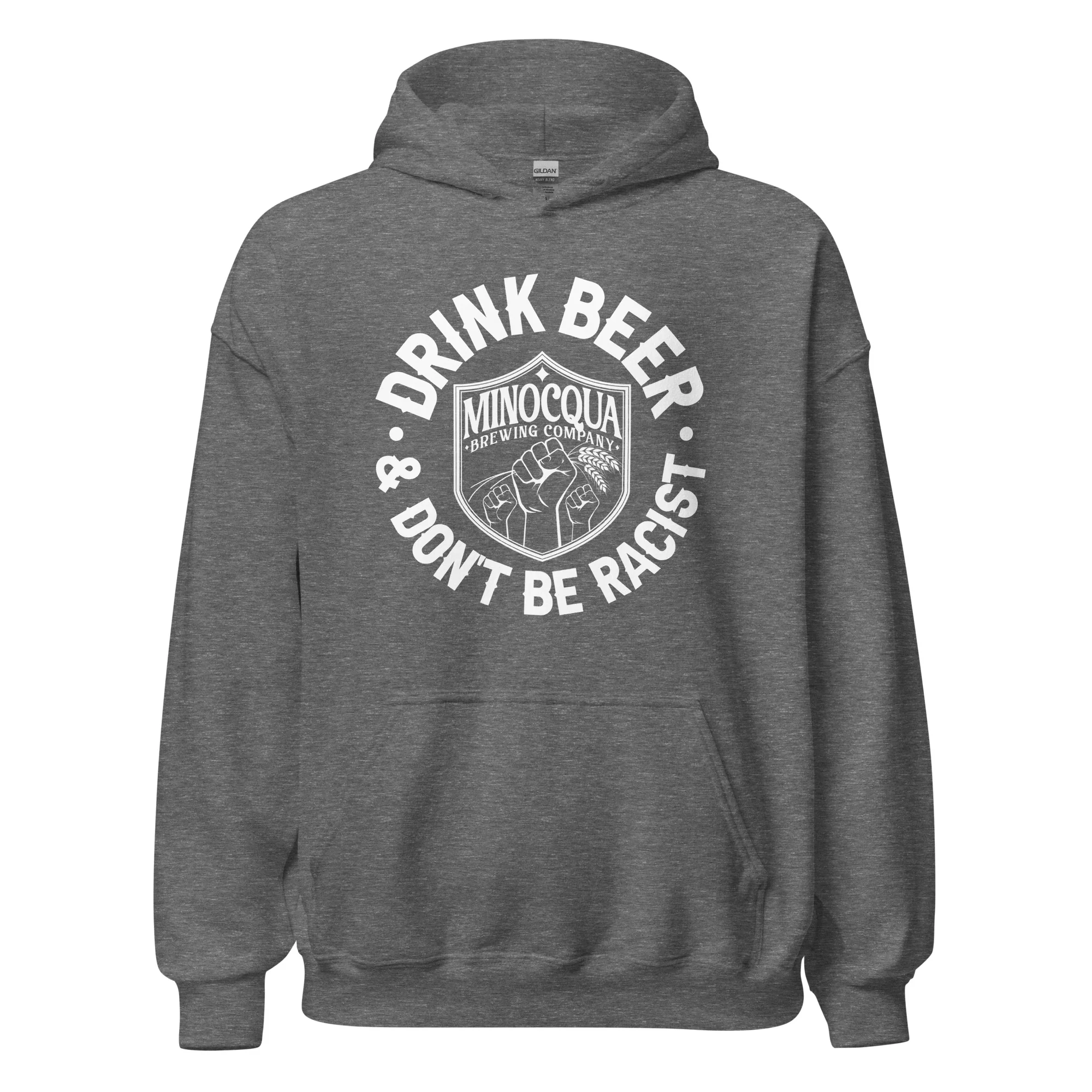 Drink Beer & Don't Be Racist Hoodie - Image 17