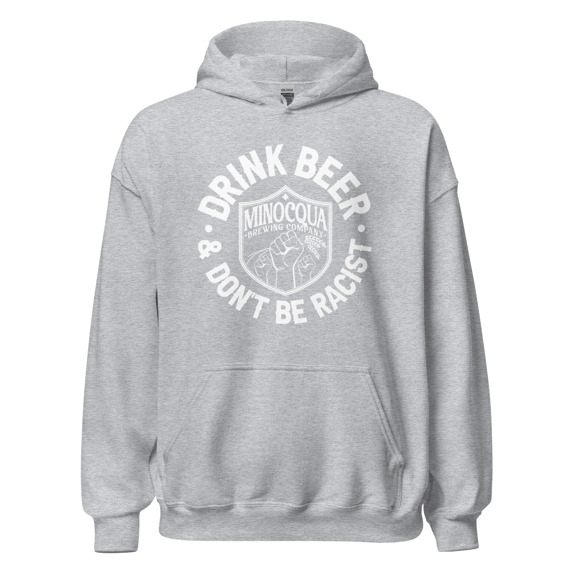 Drink Beer & Don't Be Racist Hoodie - Image 21