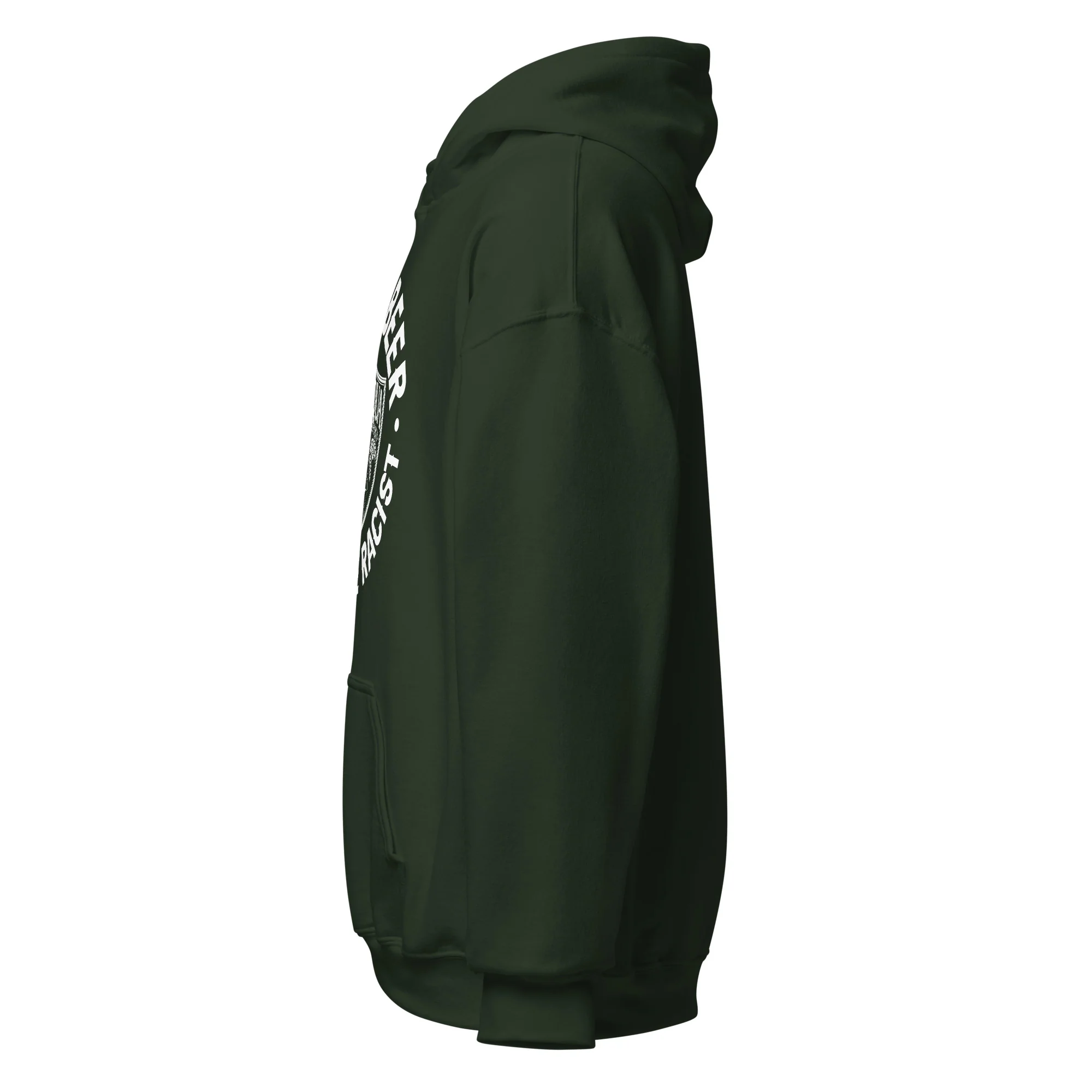 Drink Beer & Don't Be Racist Hoodie - Image 7