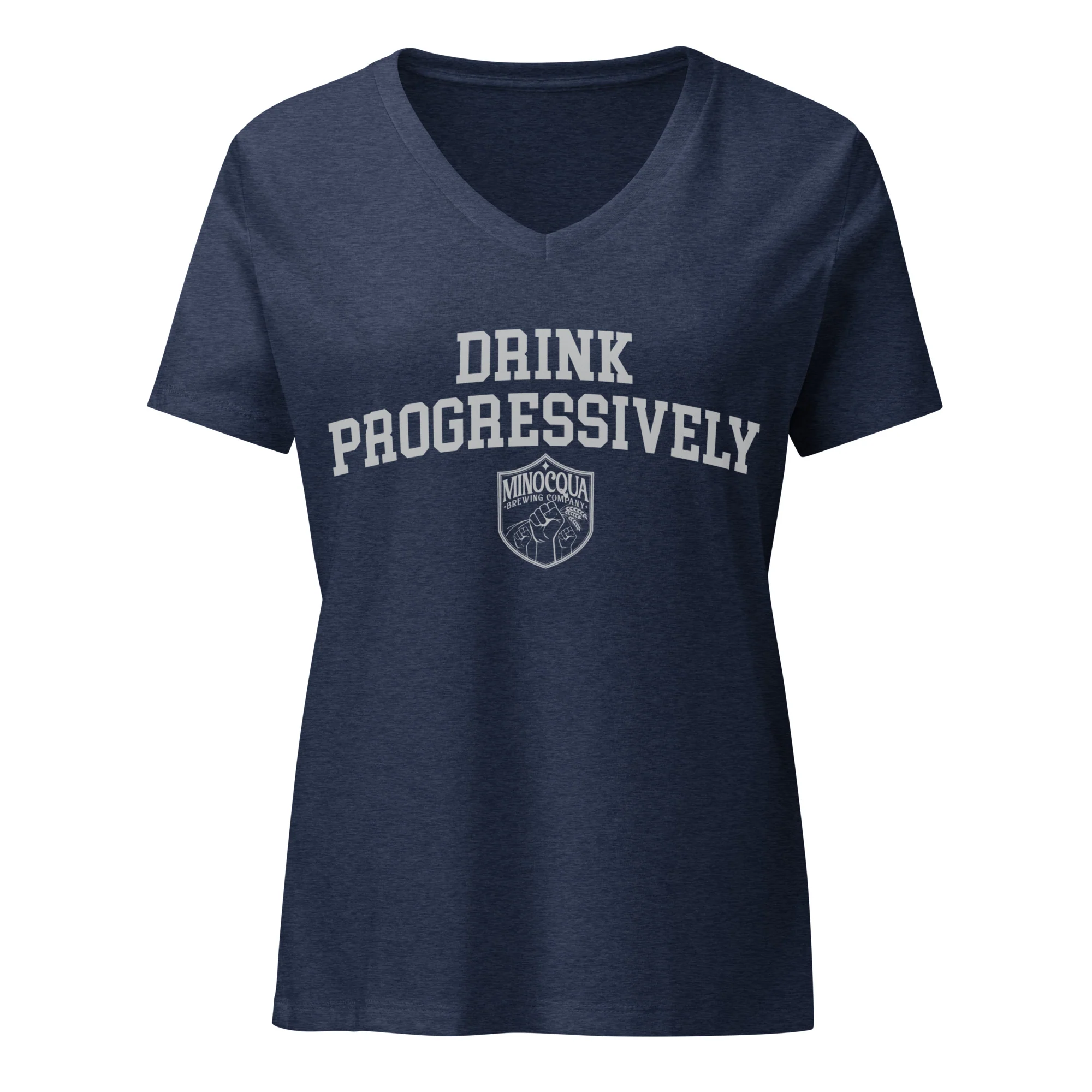Drink Progressively Women’s V-Neck T-Shirt - Image 5