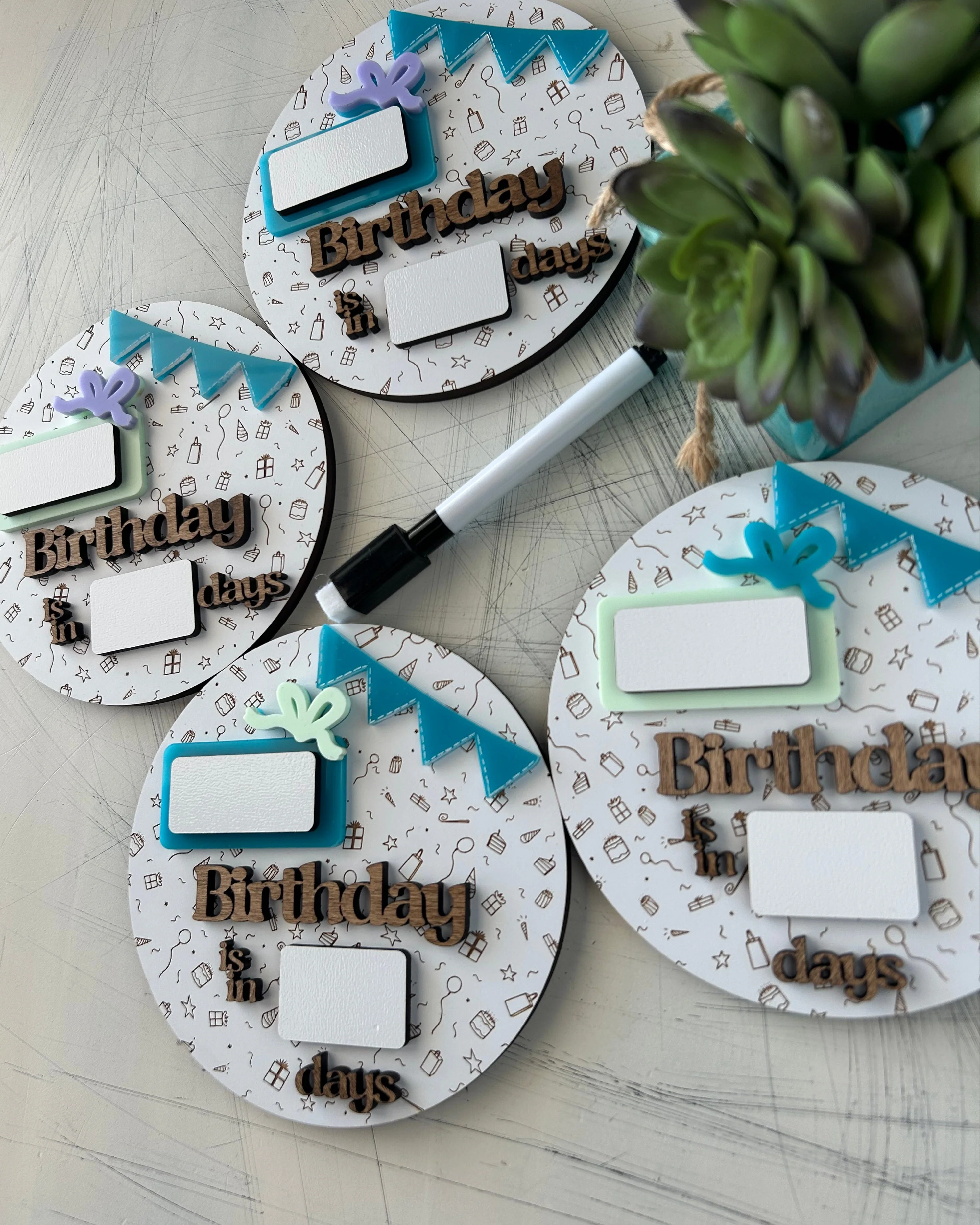 Dry Erase Birthday Countdown Sign - Image 7