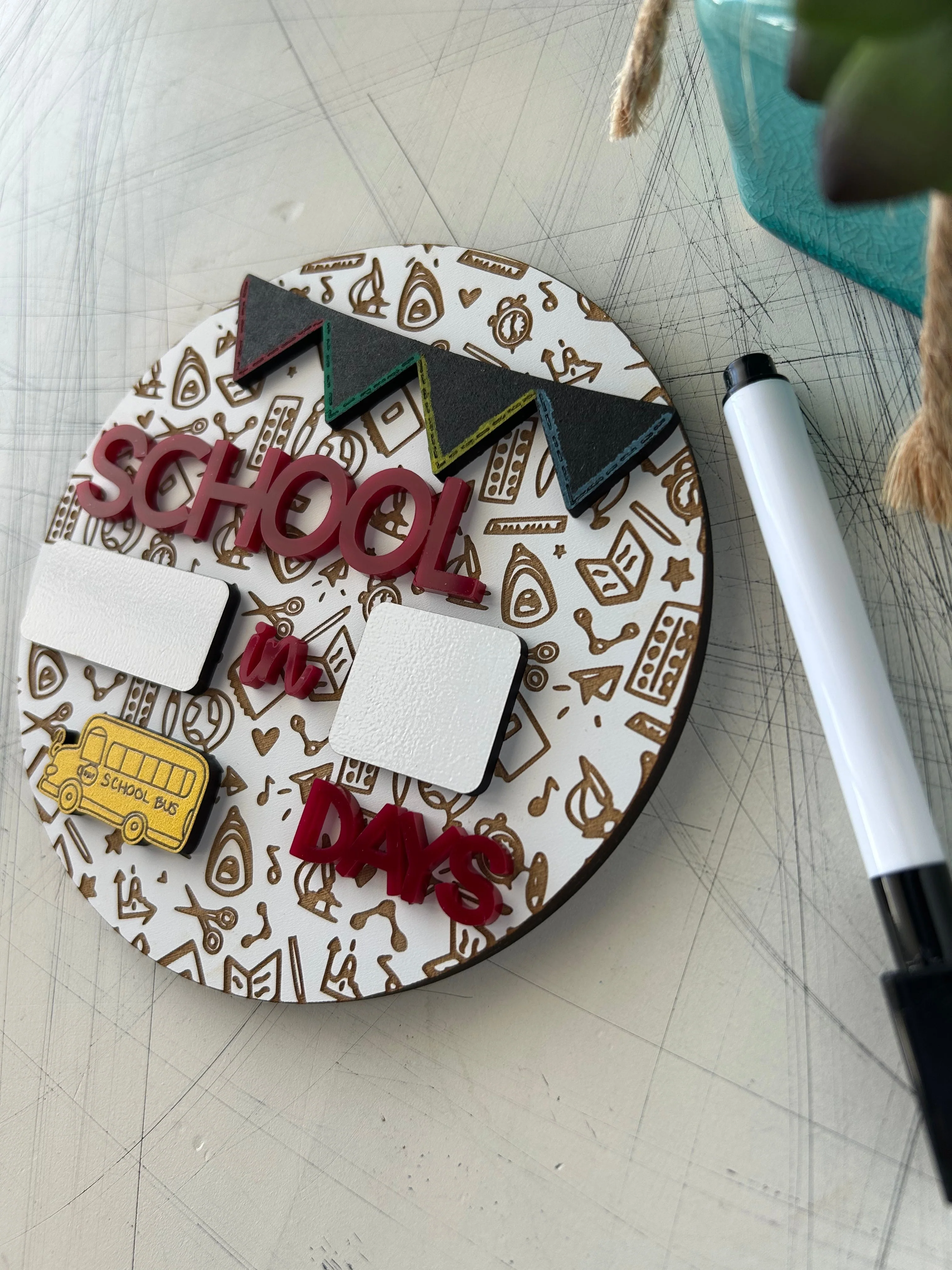 Dry Erase School Countdown Sign - Image 4