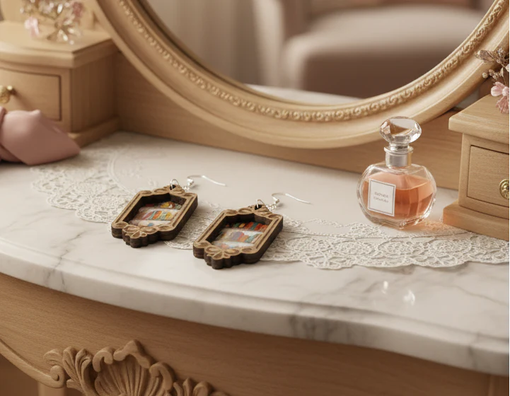 Earrings: Bookshelf - Image 5