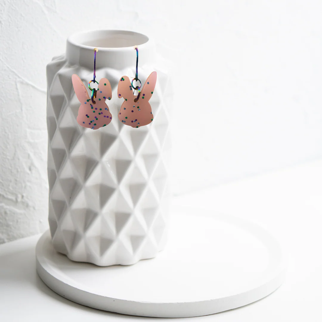 Earrings: Bunnies - Image 3