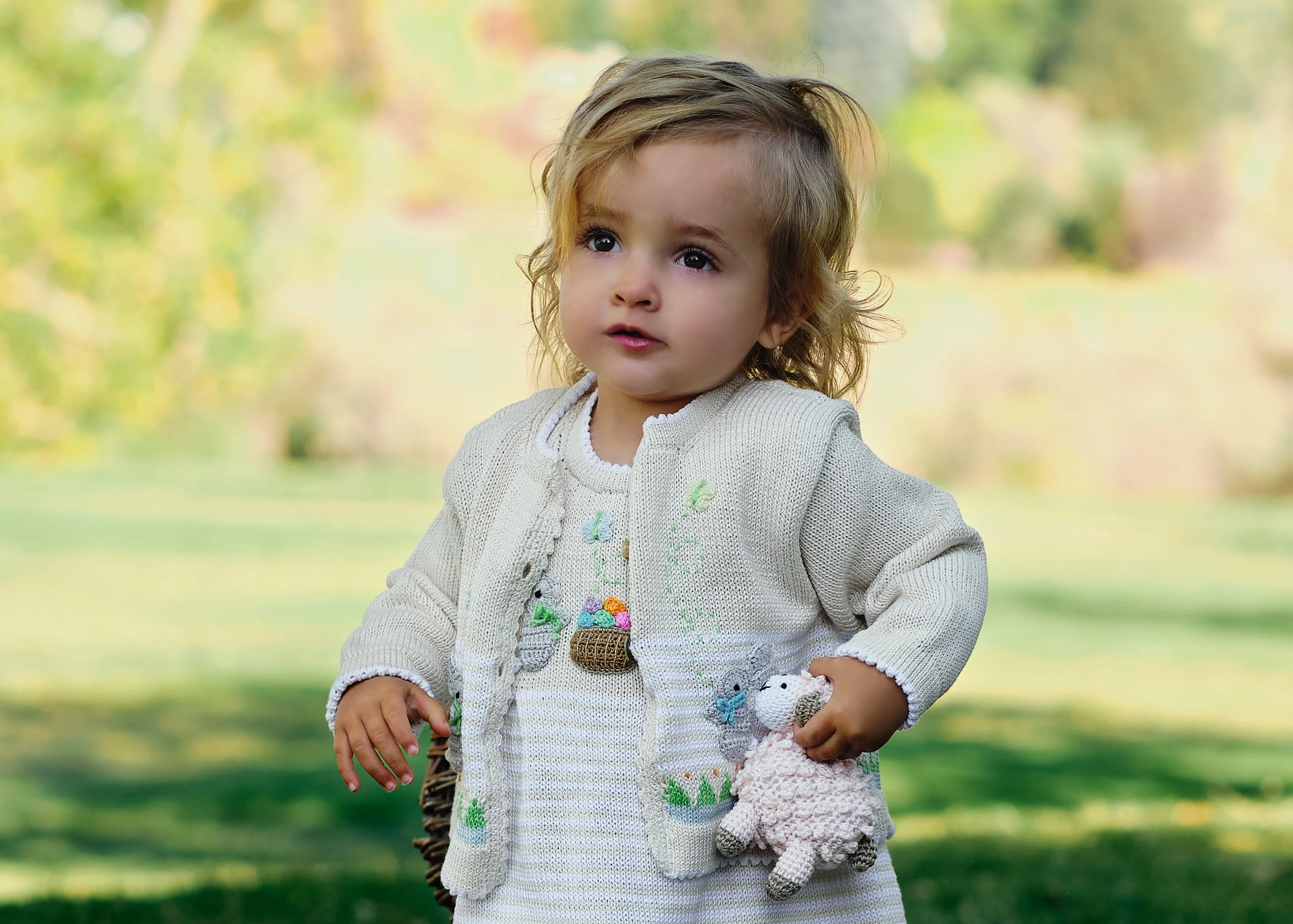 Easter Cardigan with Bunnies - Image 4