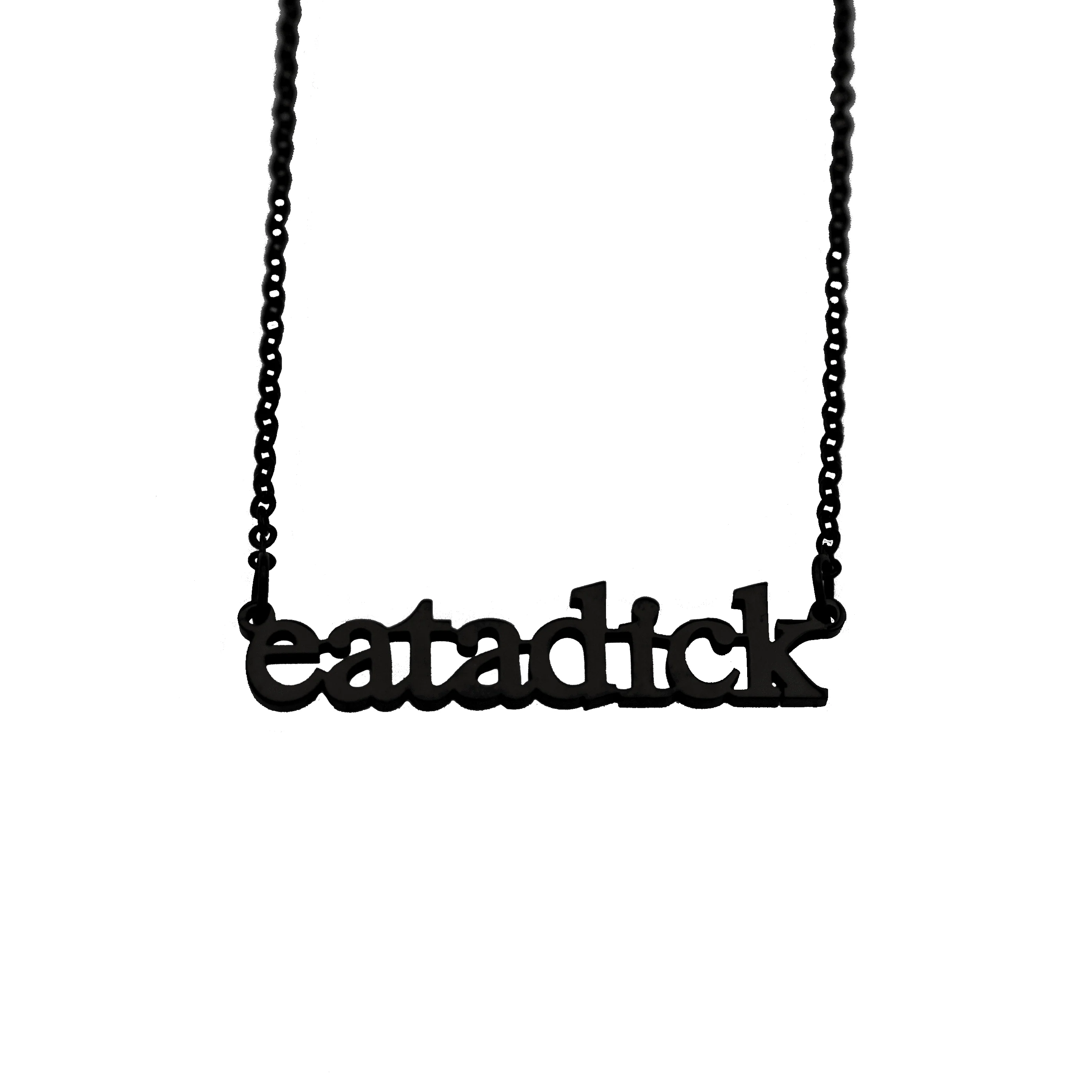 Eat a Dick Cutout Necklace - Image 2