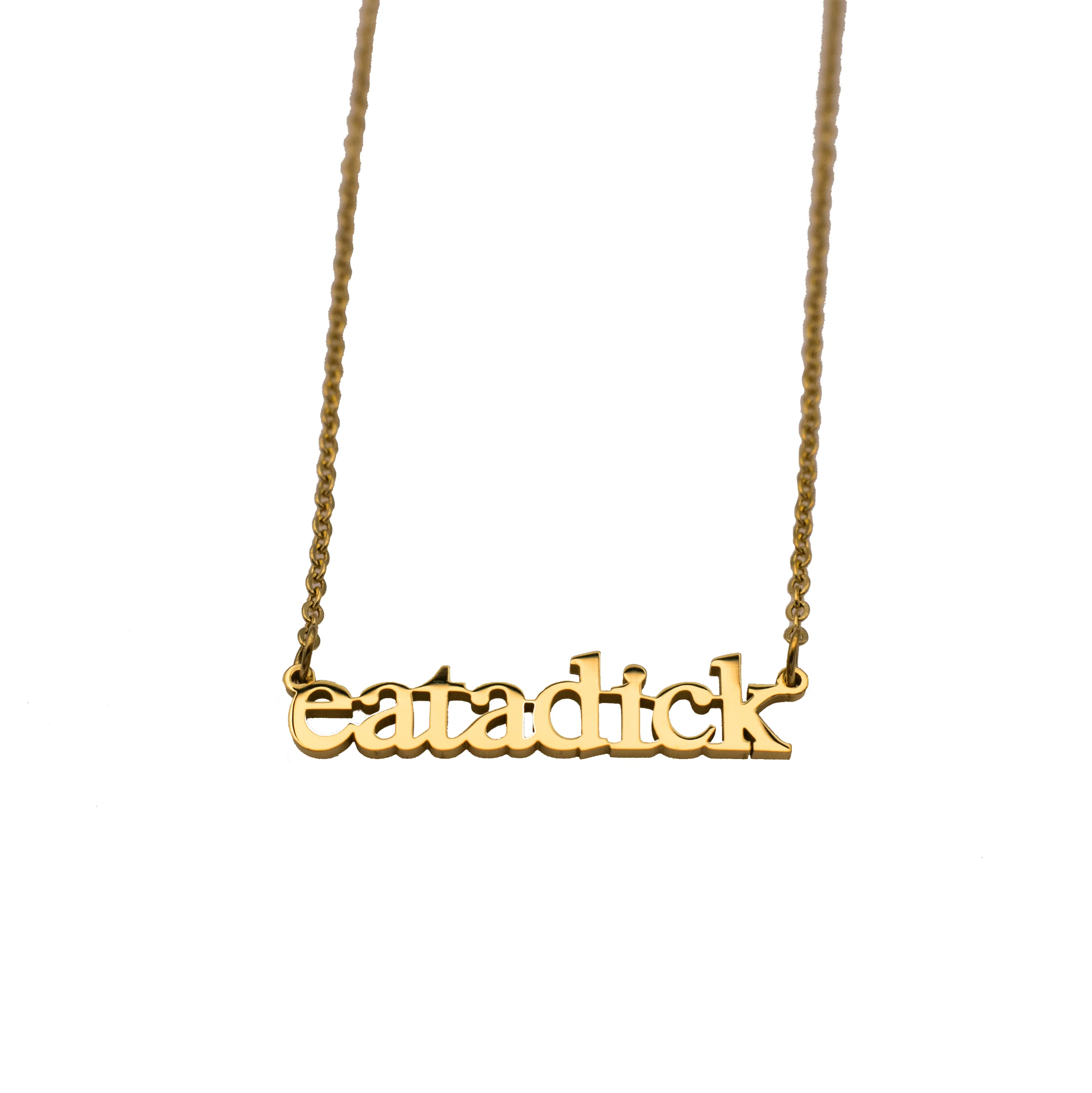 Eat a Dick Cutout Necklace - Image 3
