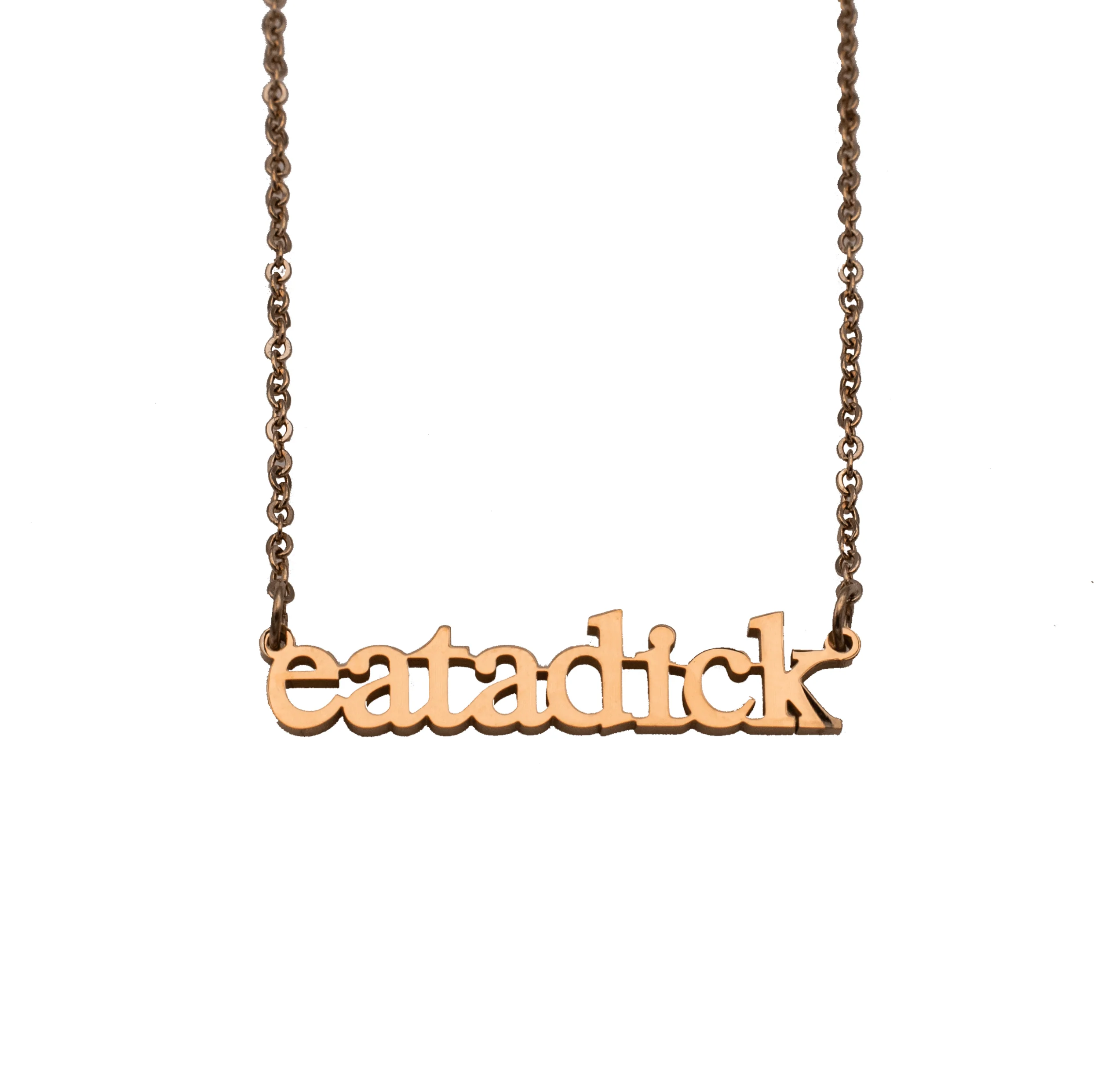 Eat a Dick Cutout Necklace - Image 4
