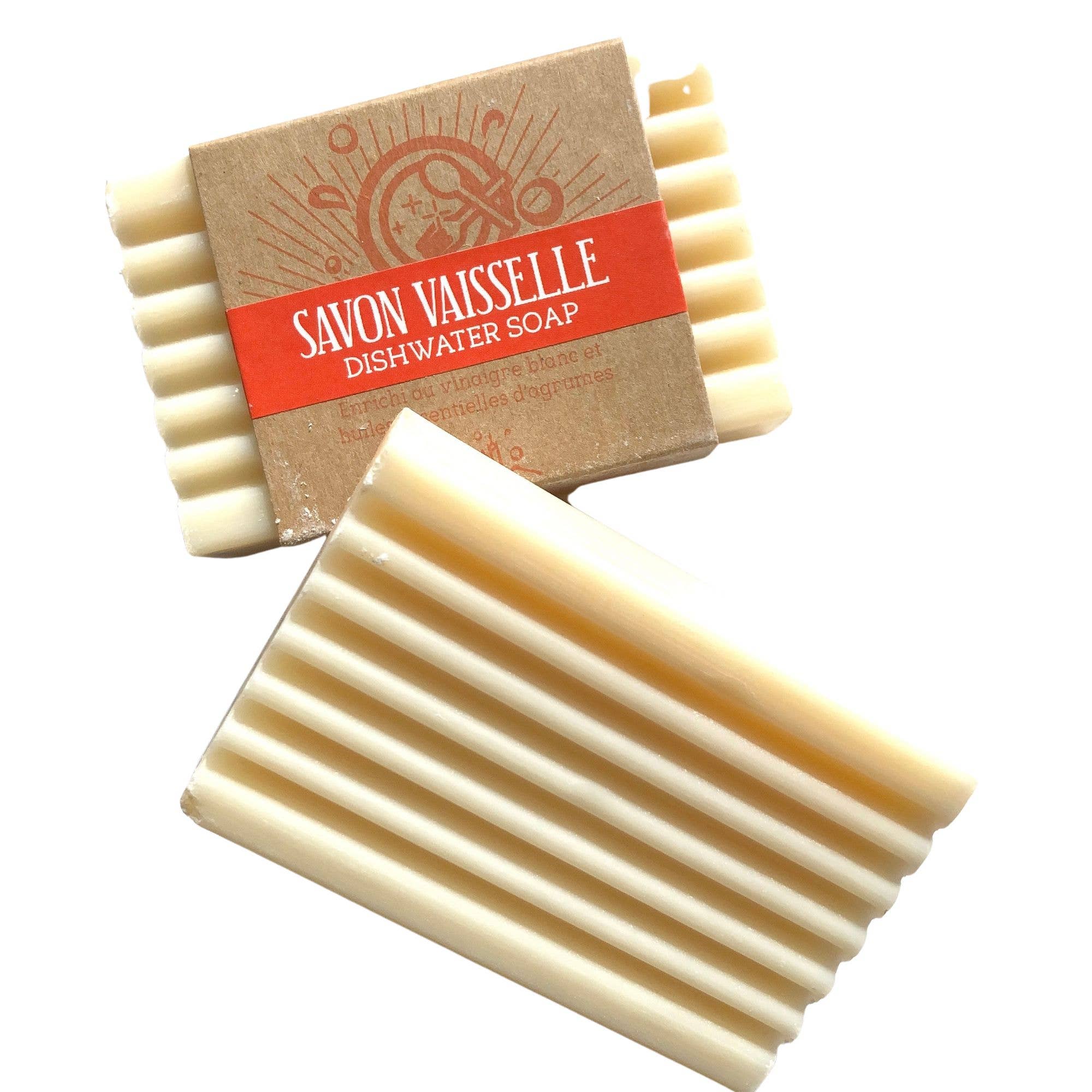 Eco Dish Washing Up Soap Bar Orange Scented - Image 2
