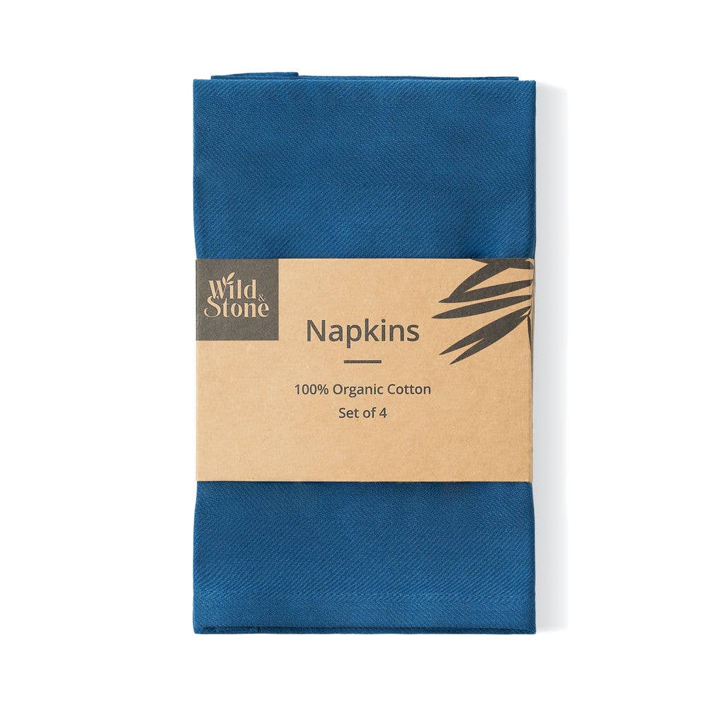 Eco-Friendly Cloth Napkins – Organic Cotton (4-Pack) - Image 3