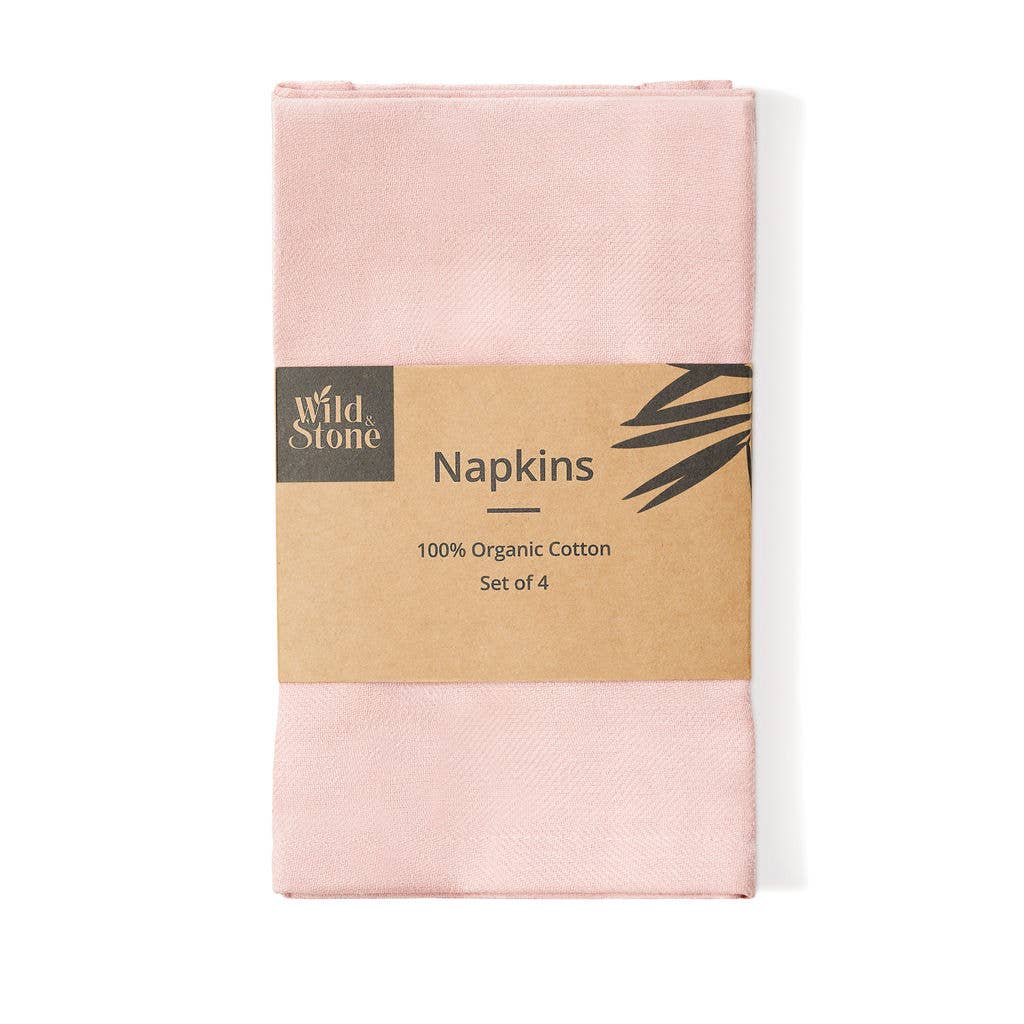 Eco-Friendly Cloth Napkins – Organic Cotton (4-Pack) - Image 5