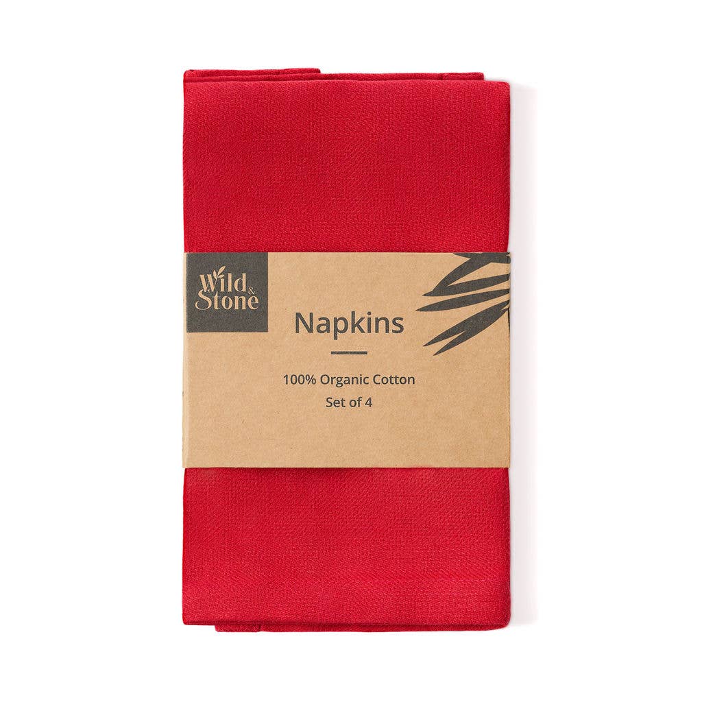 Eco-Friendly Cloth Napkins – Organic Cotton (4-Pack) - Image 6